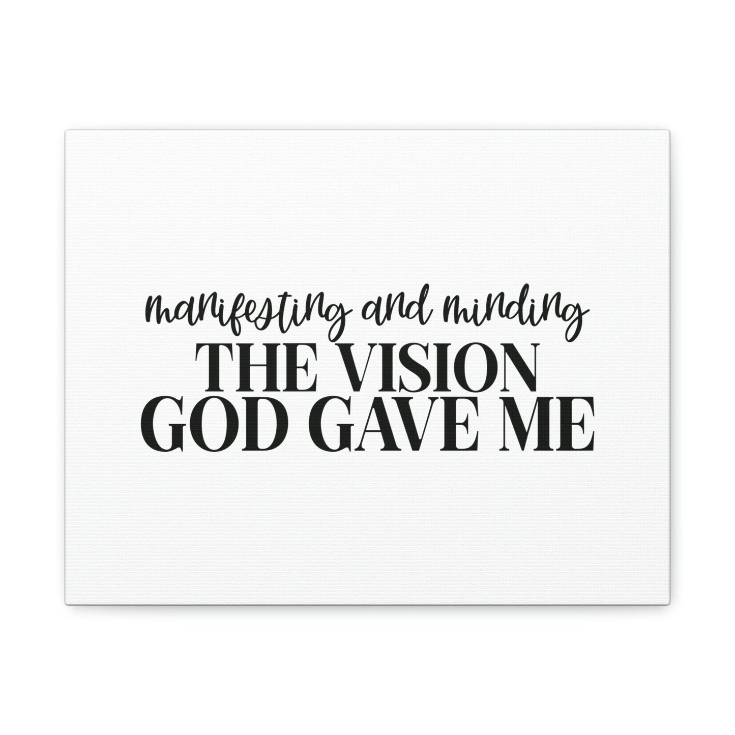 The Vision God Gave Me Joel 2:28 Christian Wall Art Bible Verse Print Ready to Hang Unframed-Express Your Love Gifts