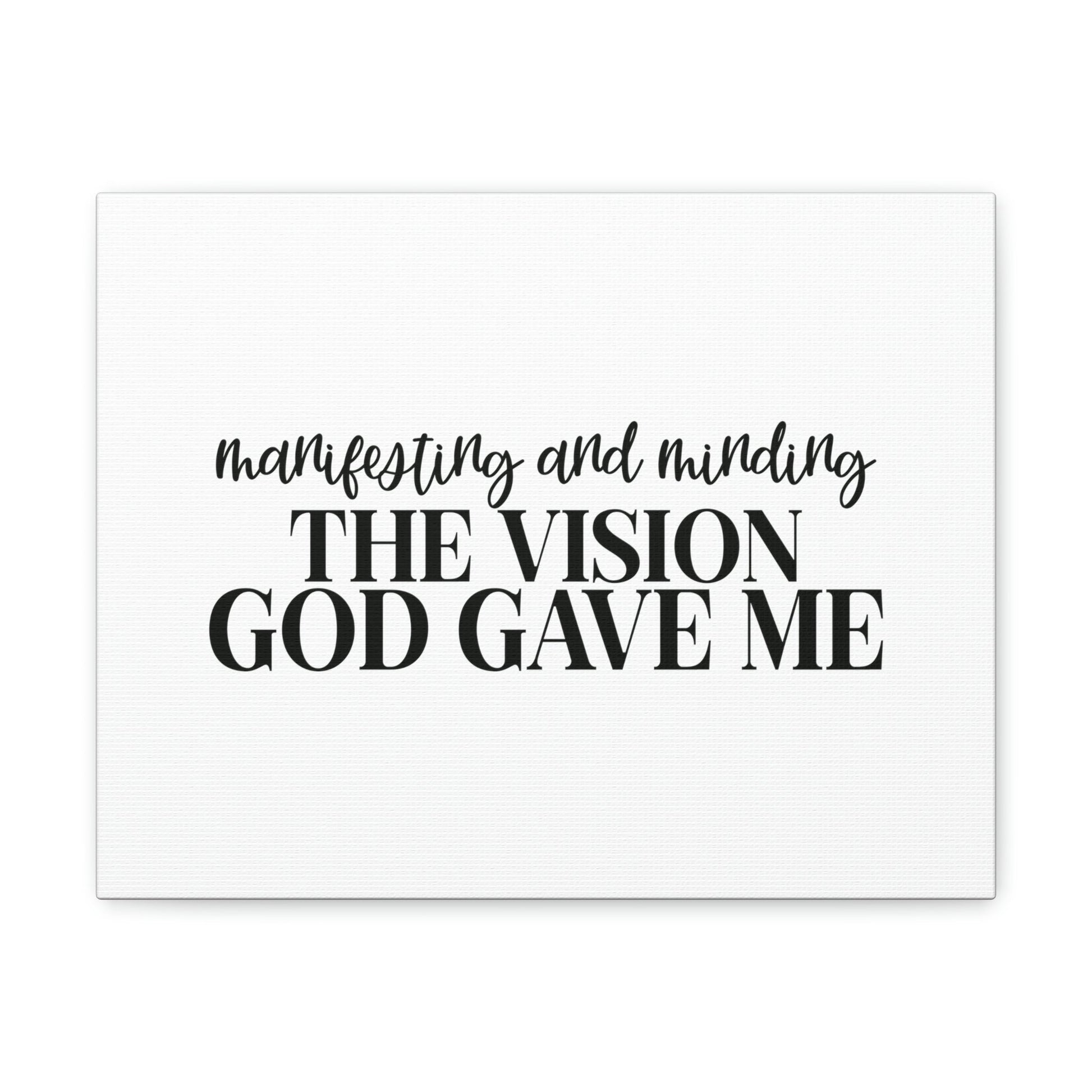 The Vision God Gave Me Joel 2:28 Christian Wall Art Bible Verse Print Ready to Hang Unframed-Express Your Love Gifts