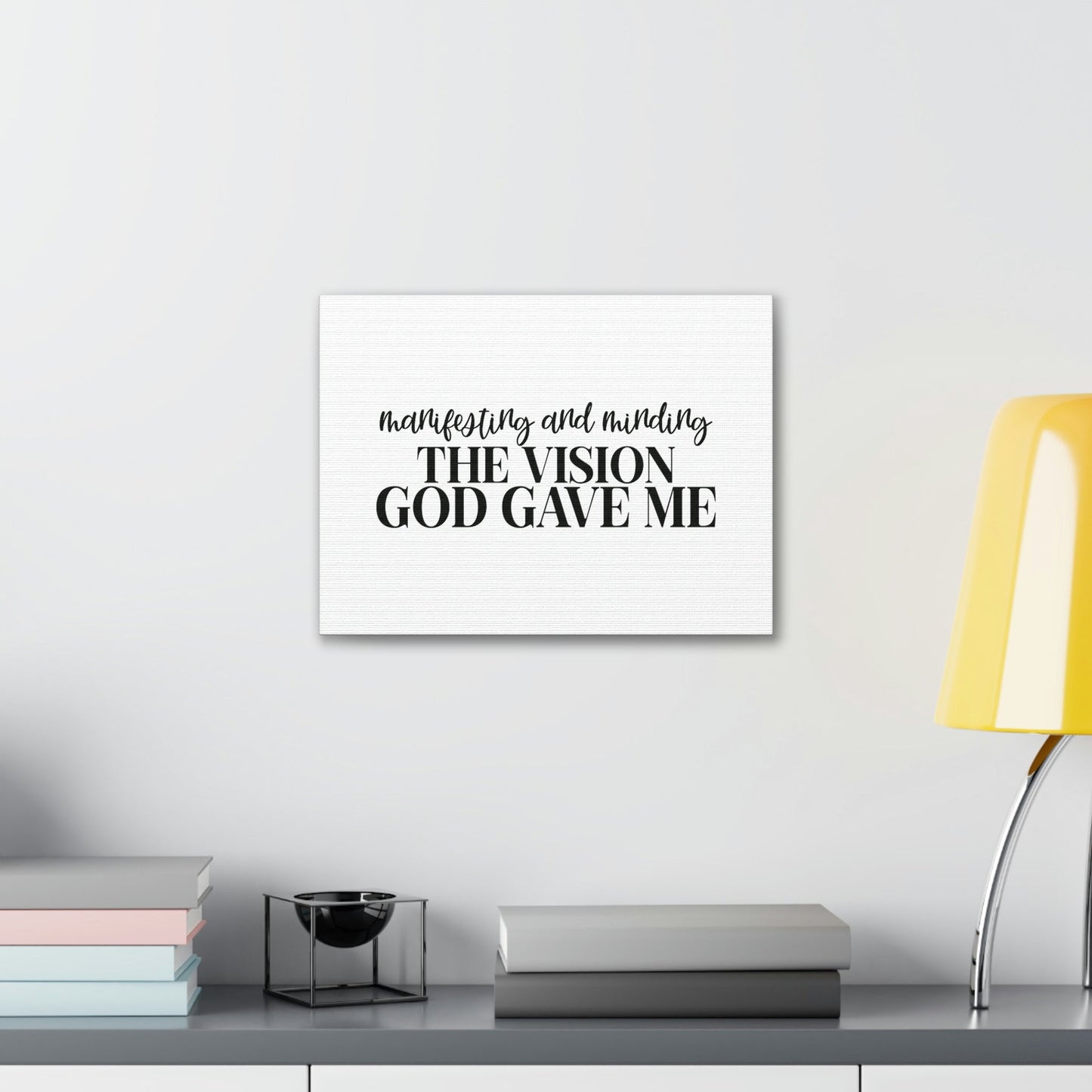 The Vision God Gave Me Joel 2:28 Christian Wall Art Bible Verse Print Ready to Hang Unframed-Express Your Love Gifts