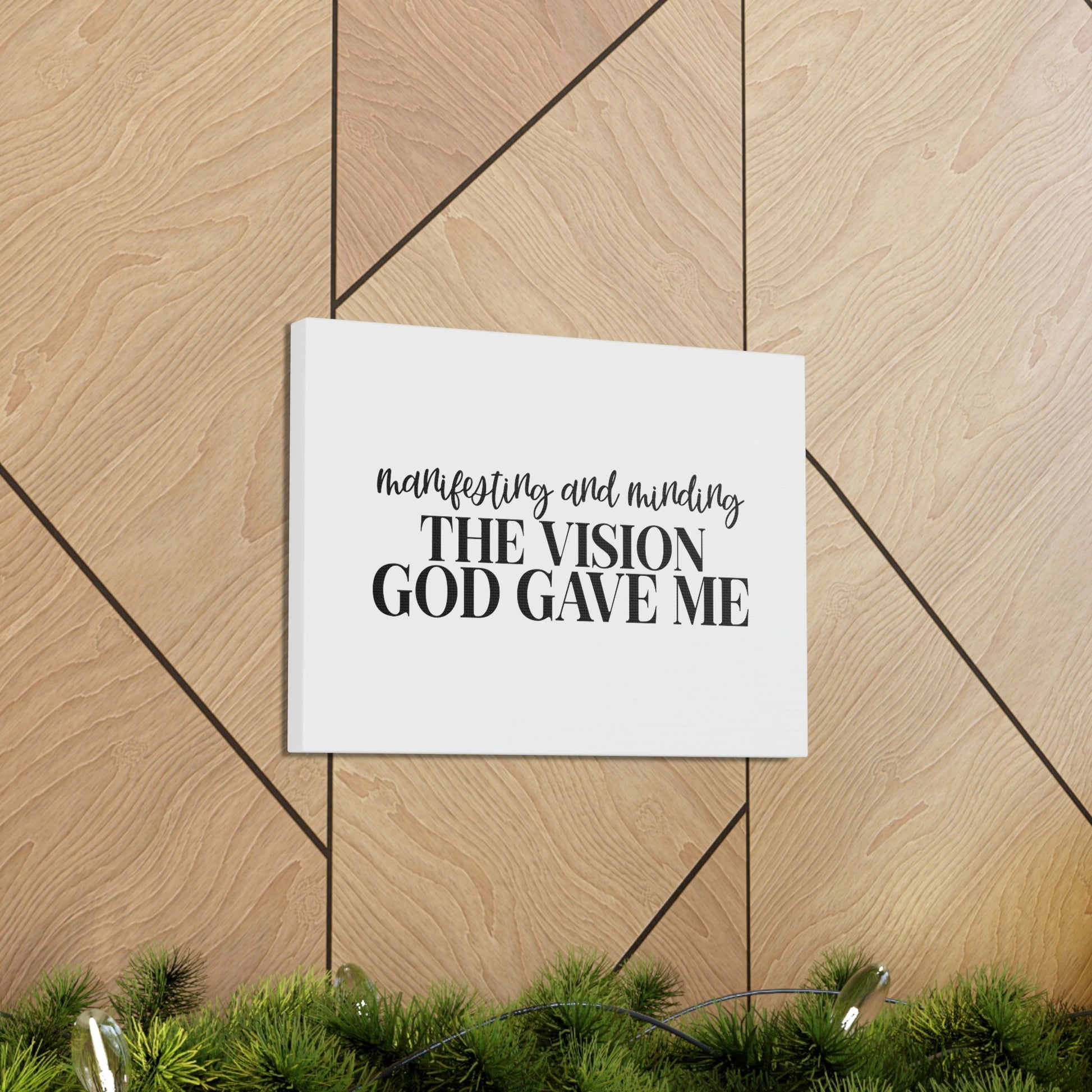 The Vision God Gave Me Joel 2:28 Christian Wall Art Bible Verse Print Ready to Hang Unframed-Express Your Love Gifts