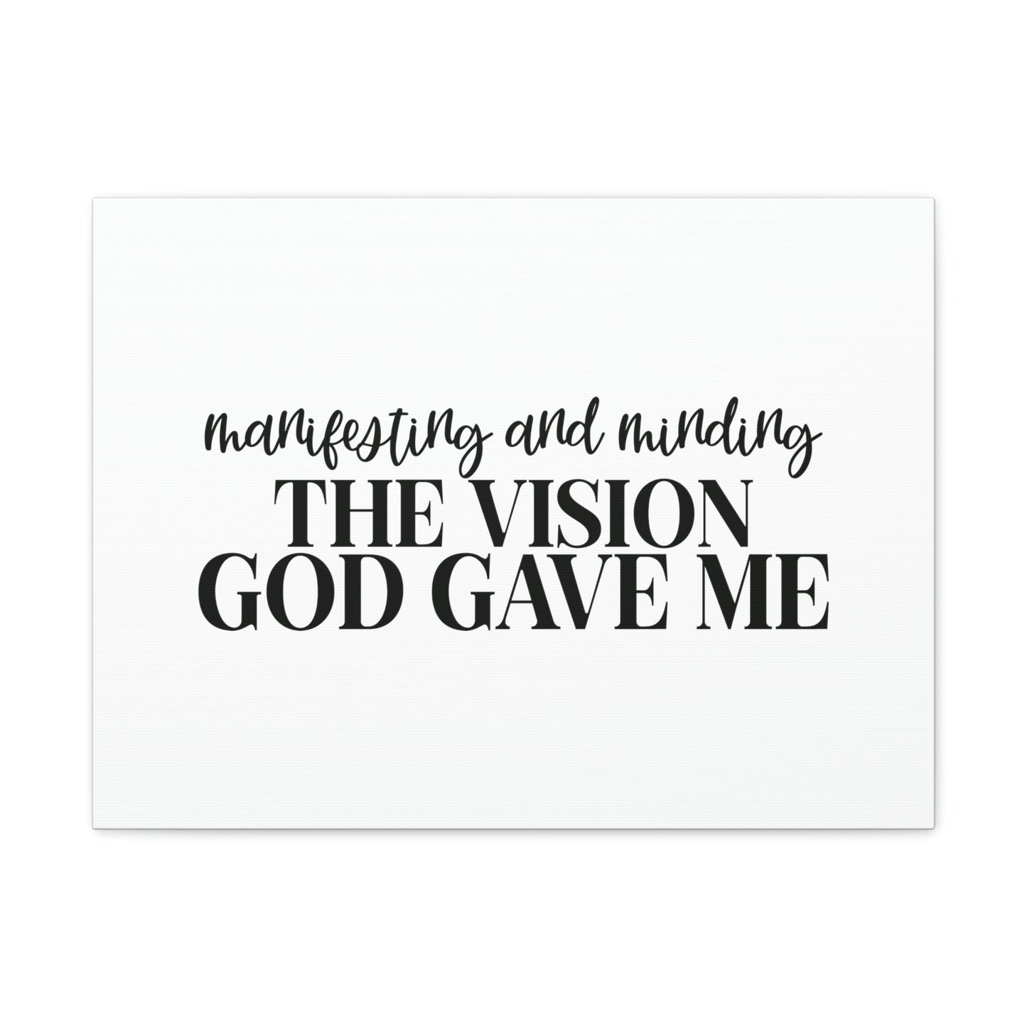The Vision God Gave Me Joel 2:28 Christian Wall Art Bible Verse Print Ready to Hang Unframed-Express Your Love Gifts