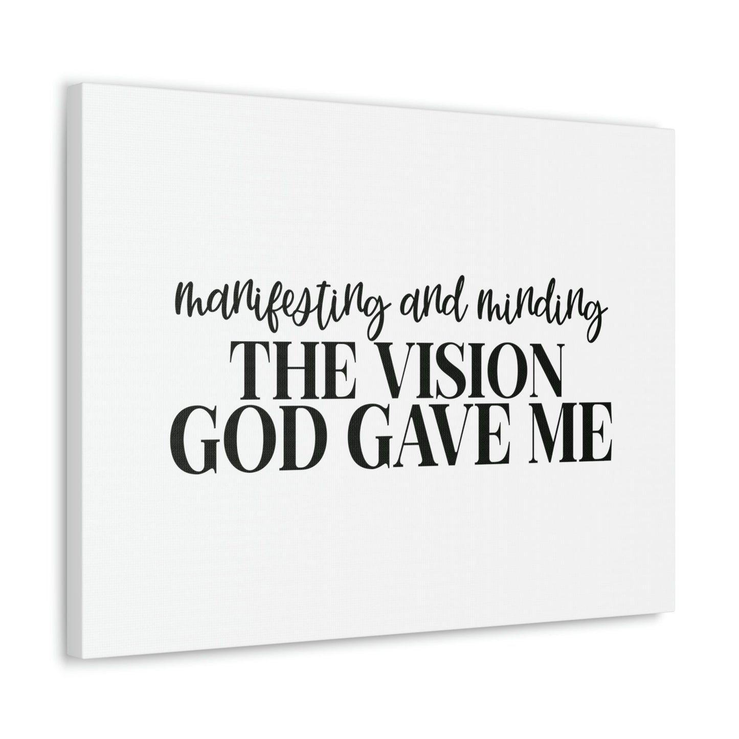 The Vision God Gave Me Joel 2:28 Christian Wall Art Bible Verse Print Ready to Hang Unframed-Express Your Love Gifts