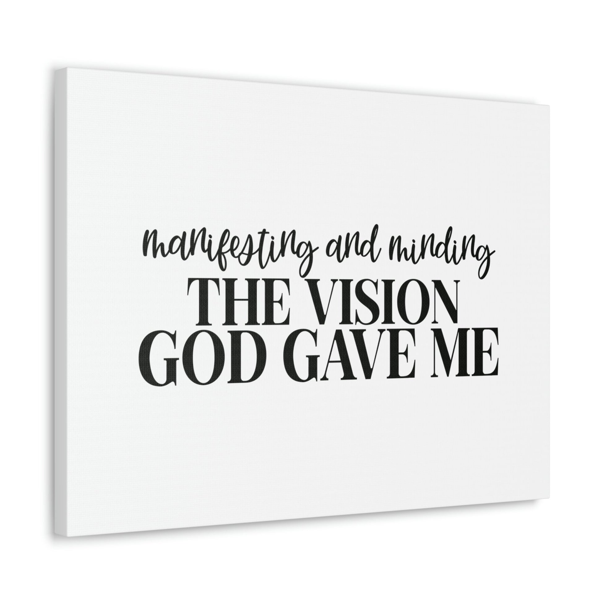 The Vision God Gave Me Joel 2:28 Christian Wall Art Bible Verse Print Ready to Hang Unframed-Express Your Love Gifts
