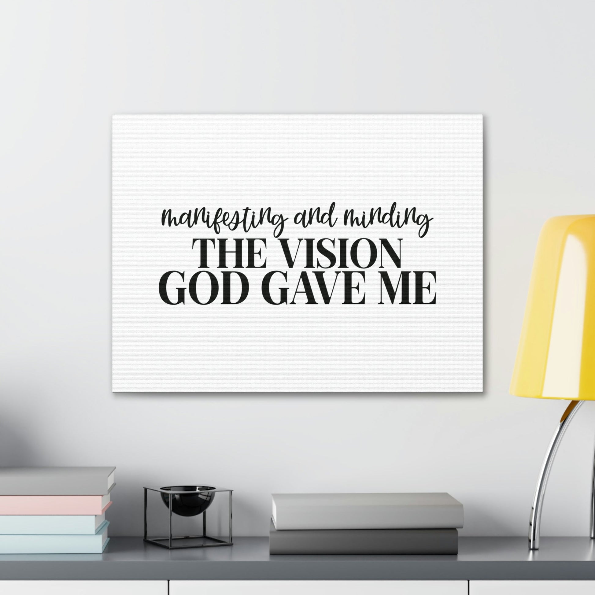 The Vision God Gave Me Joel 2:28 Christian Wall Art Bible Verse Print Ready to Hang Unframed-Express Your Love Gifts