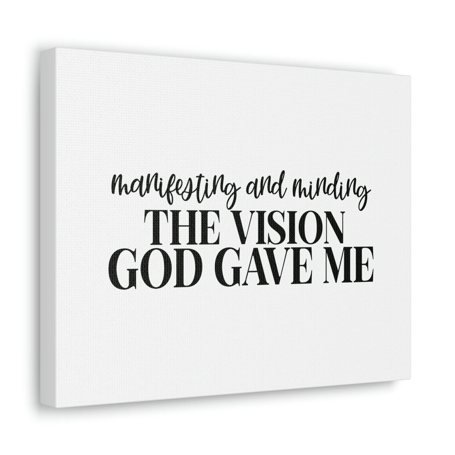 The Vision God Gave Me Joel 2:28 Christian Wall Art Bible Verse Print Ready to Hang Unframed-Express Your Love Gifts