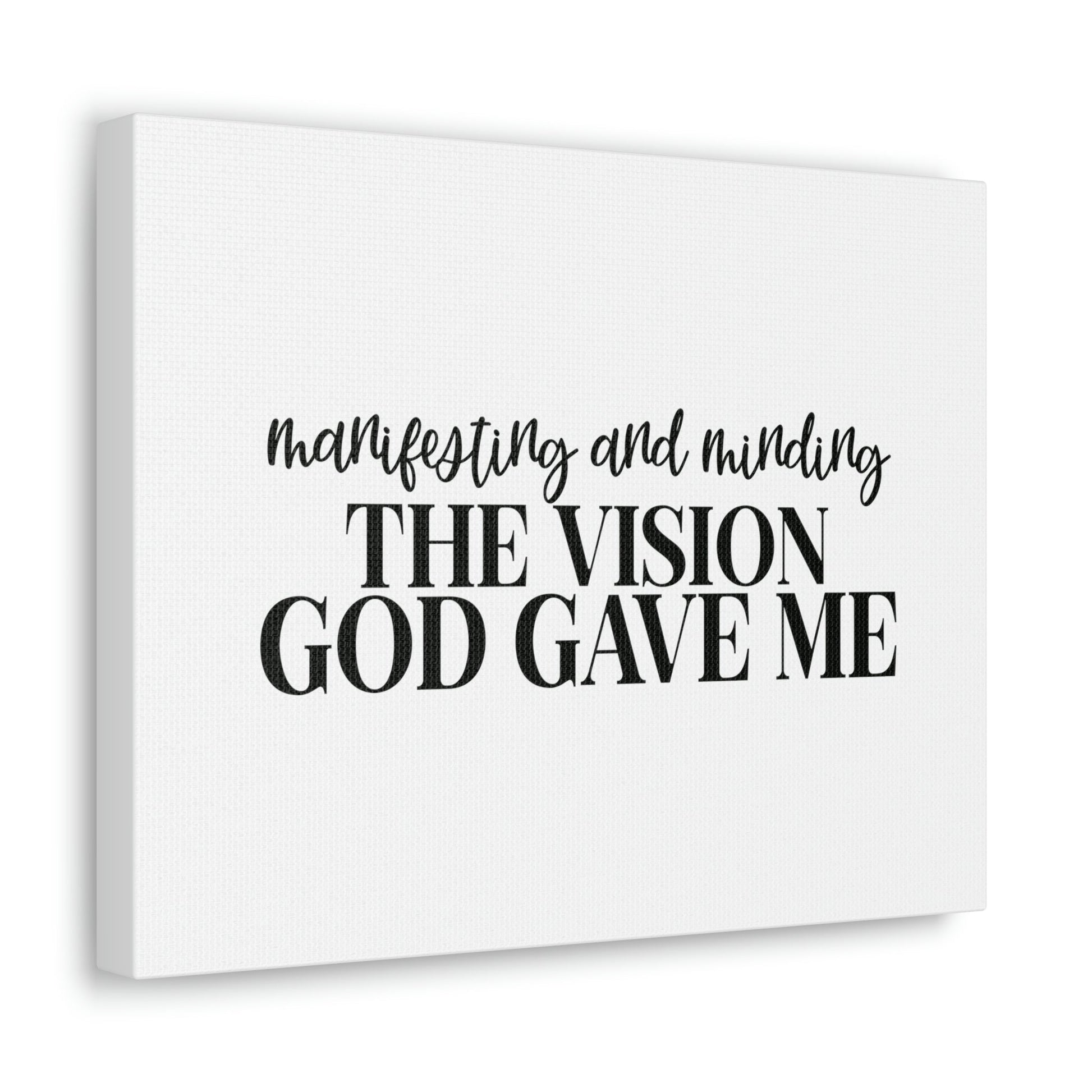 The Vision God Gave Me Joel 2:28 Christian Wall Art Bible Verse Print Ready to Hang Unframed-Express Your Love Gifts