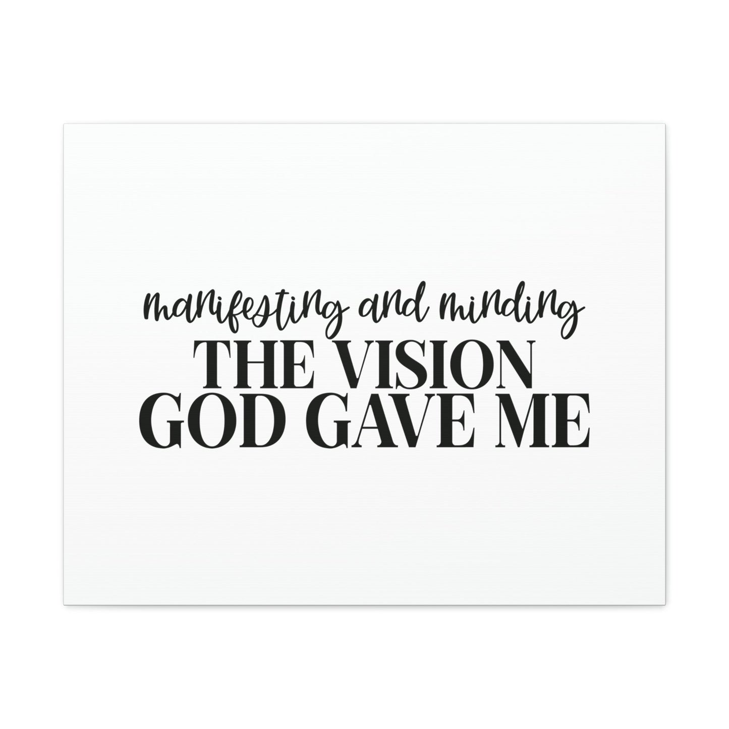 The Vision God Gave Me Joel 2:28 Christian Wall Art Bible Verse Print Ready to Hang Unframed-Express Your Love Gifts