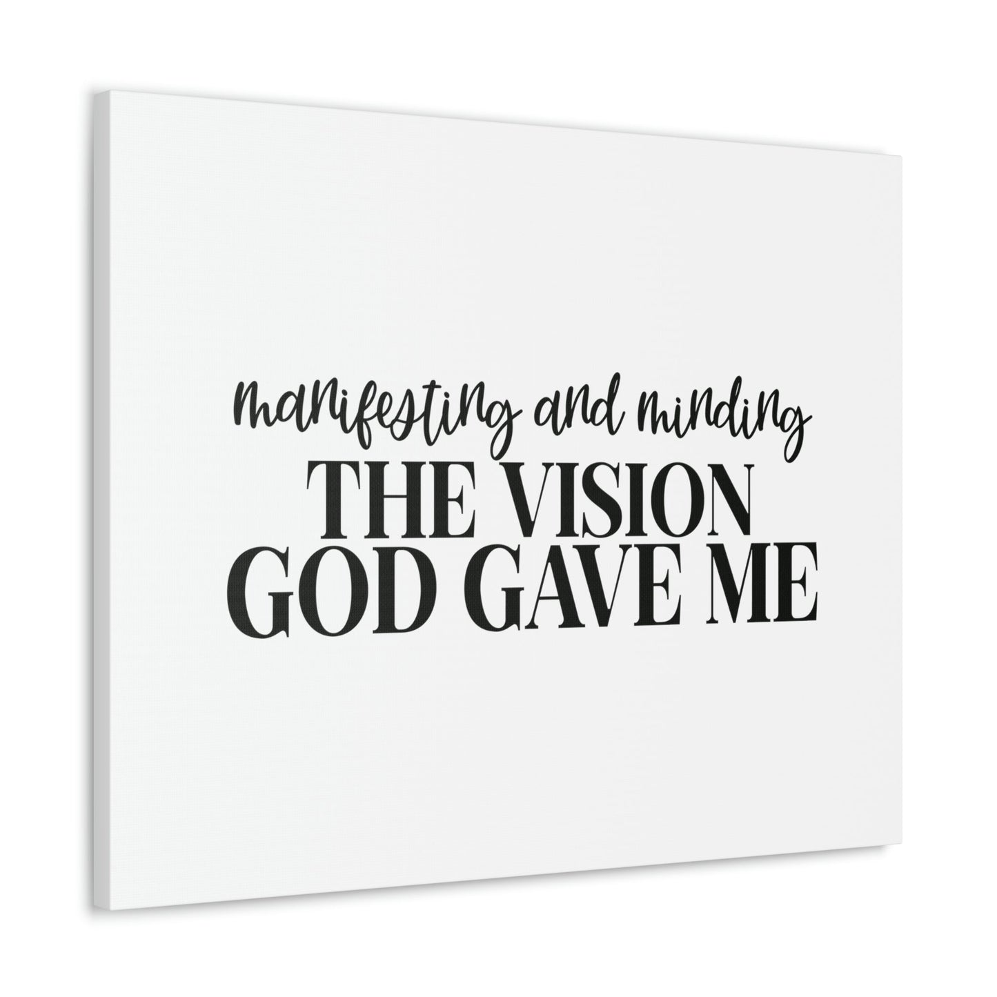 The Vision God Gave Me Joel 2:28 Christian Wall Art Bible Verse Print Ready to Hang Unframed-Express Your Love Gifts