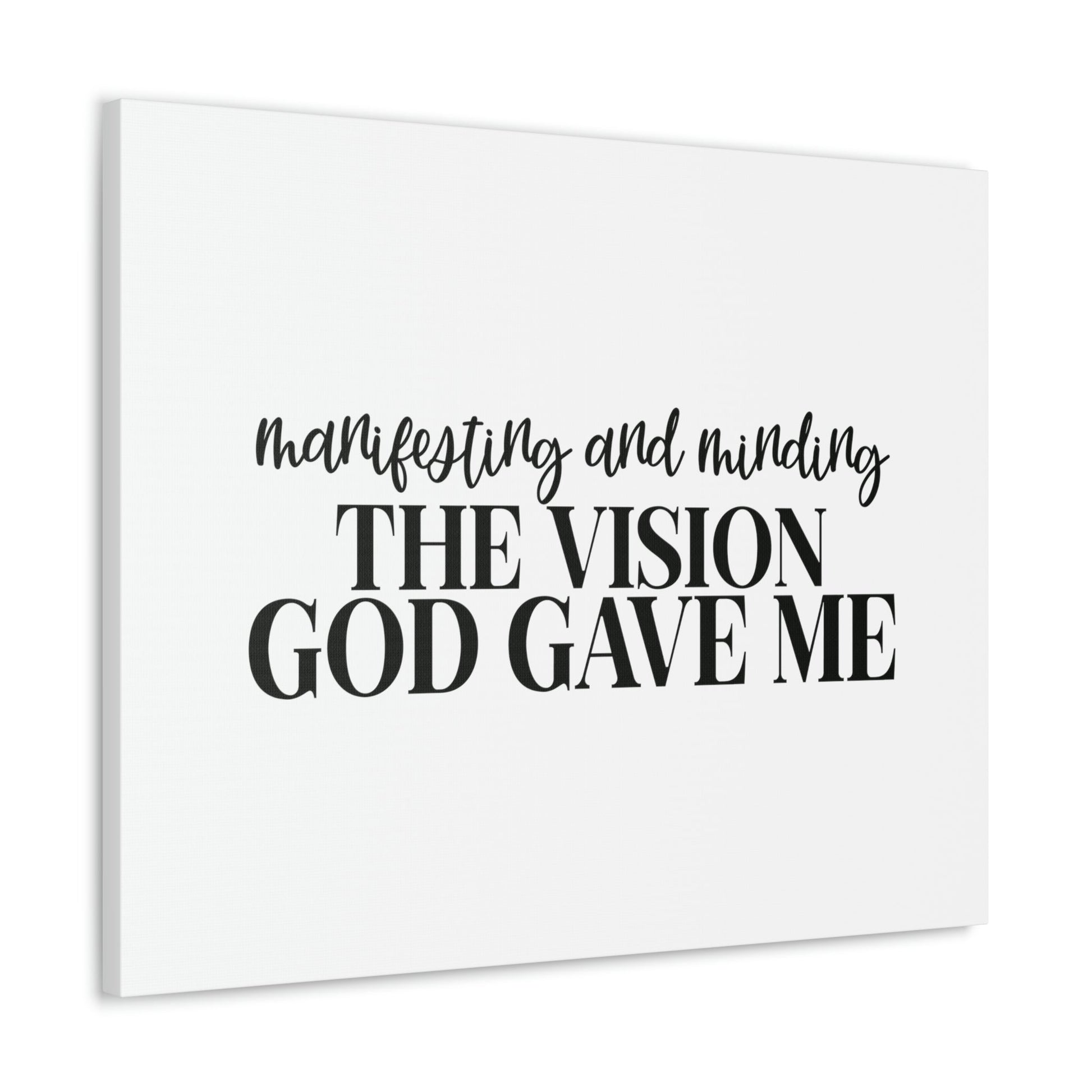 The Vision God Gave Me Joel 2:28 Christian Wall Art Bible Verse Print Ready to Hang Unframed-Express Your Love Gifts