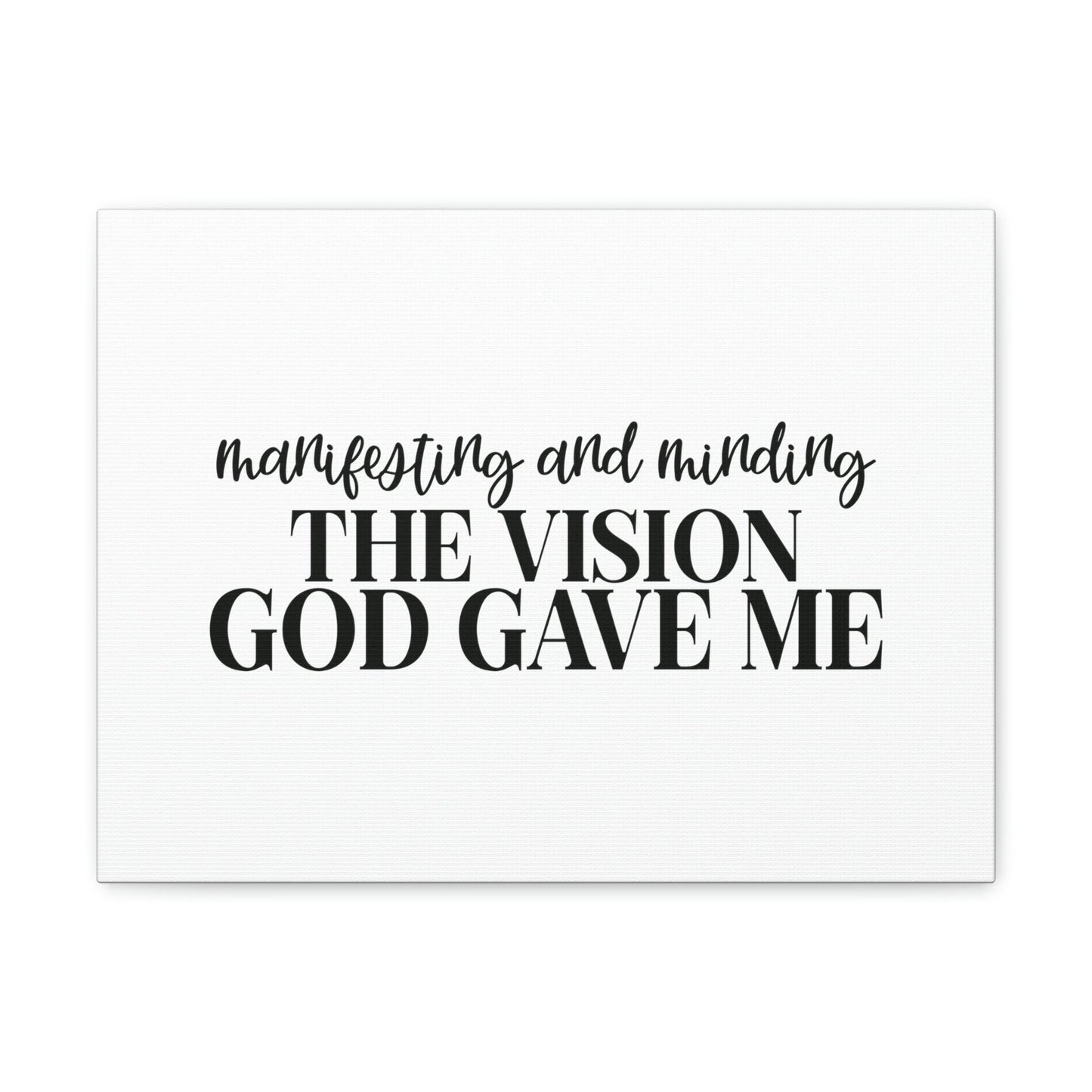 The Vision God Gave Me Joel 2:28 Christian Wall Art Bible Verse Print Ready to Hang Unframed-Express Your Love Gifts