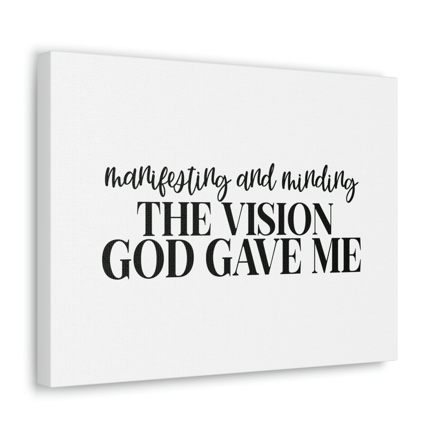 The Vision God Gave Me Joel 2:28 Christian Wall Art Bible Verse Print Ready to Hang Unframed-Express Your Love Gifts