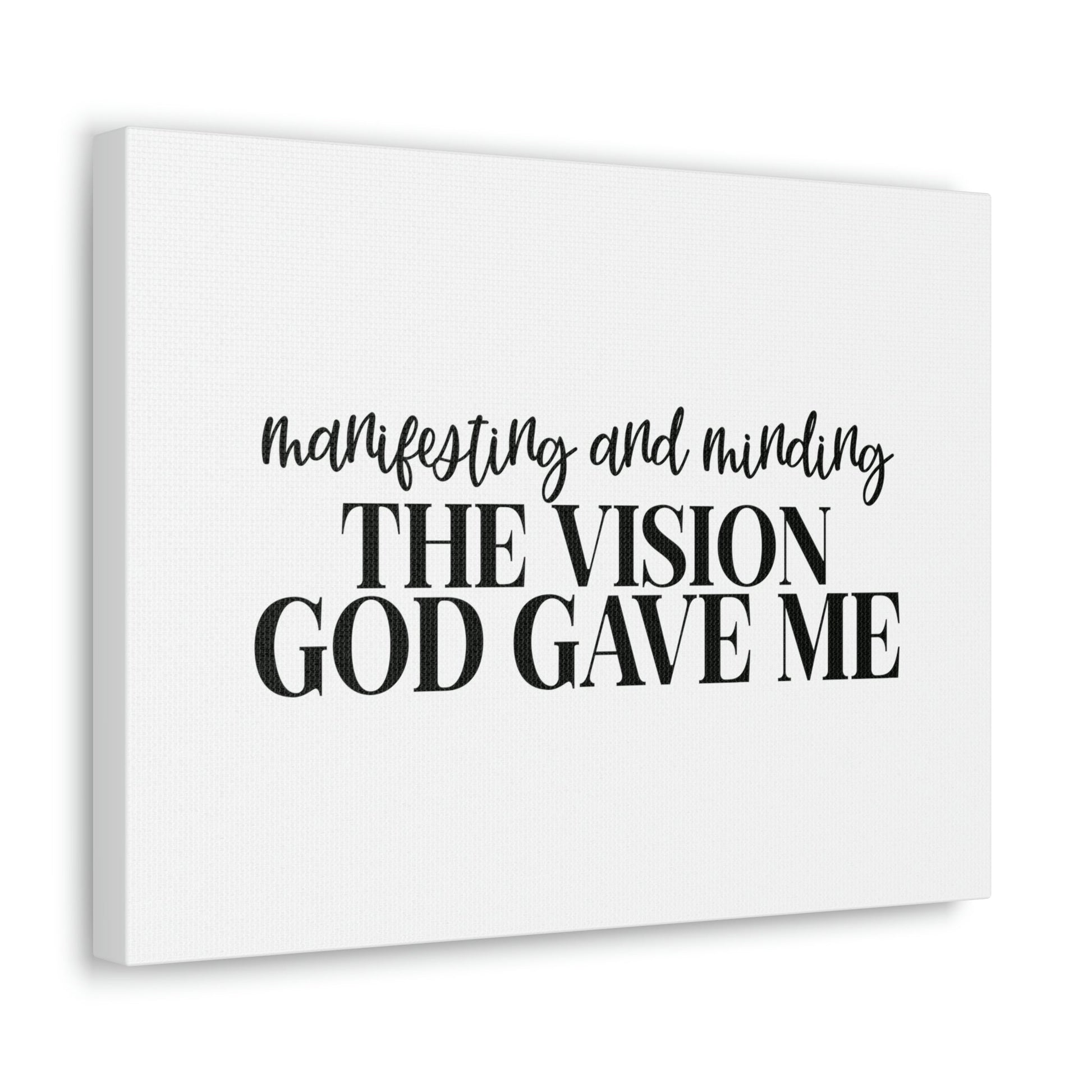 The Vision God Gave Me Joel 2:28 Christian Wall Art Bible Verse Print Ready to Hang Unframed-Express Your Love Gifts