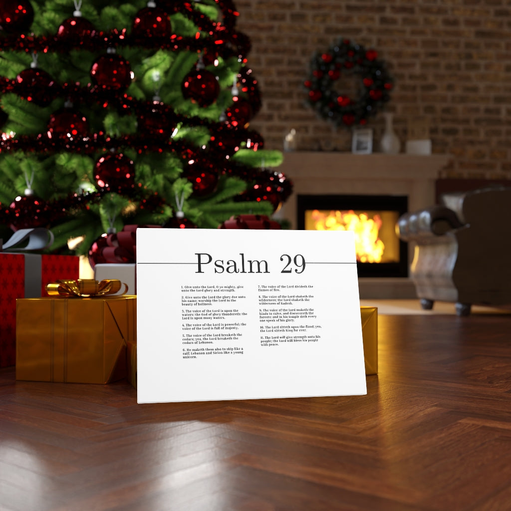 The Voice Of The Lord Is Powerful Psalm 29 Bible Verse Canvas Christian Wall Art Ready to Hang Unframed-Express Your Love Gifts