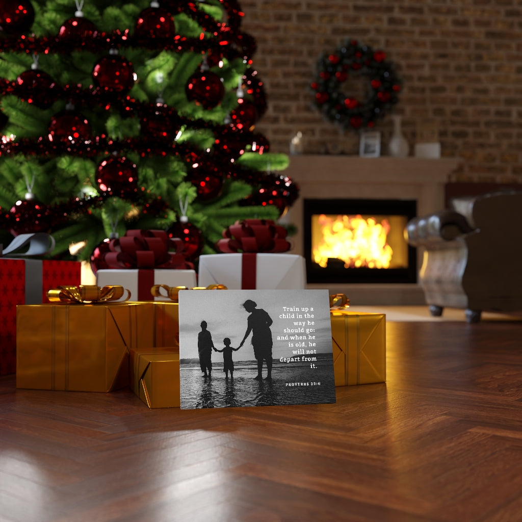 The Way Proverbs 22:6 Bible Verse Canvas Christian Wall Art Ready to Hang Unframed-Express Your Love Gifts