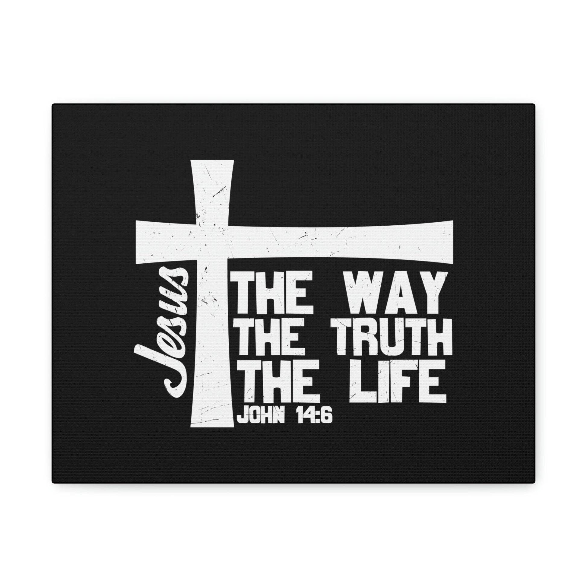 The Way, The Truth, The Life John 14:6 Christian Wall Art Bible Verse Print Ready to Hang Unframed-Express Your Love Gifts