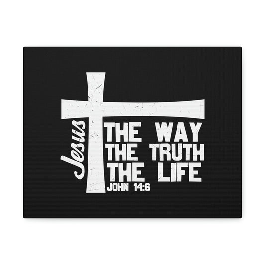 The Way, The Truth, The Life John 14:6 Christian Wall Art Bible Verse Print Ready to Hang Unframed-Express Your Love Gifts