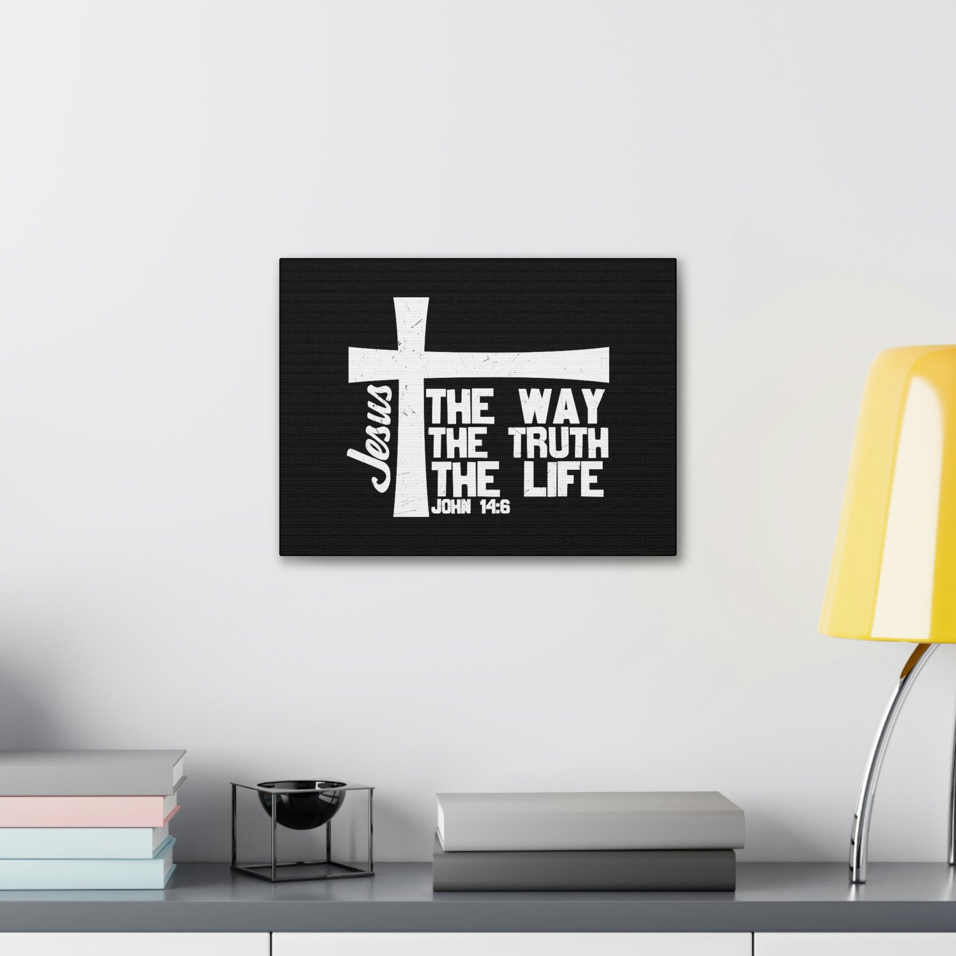 The Way, The Truth, The Life John 14:6 Christian Wall Art Bible Verse Print Ready to Hang Unframed-Express Your Love Gifts