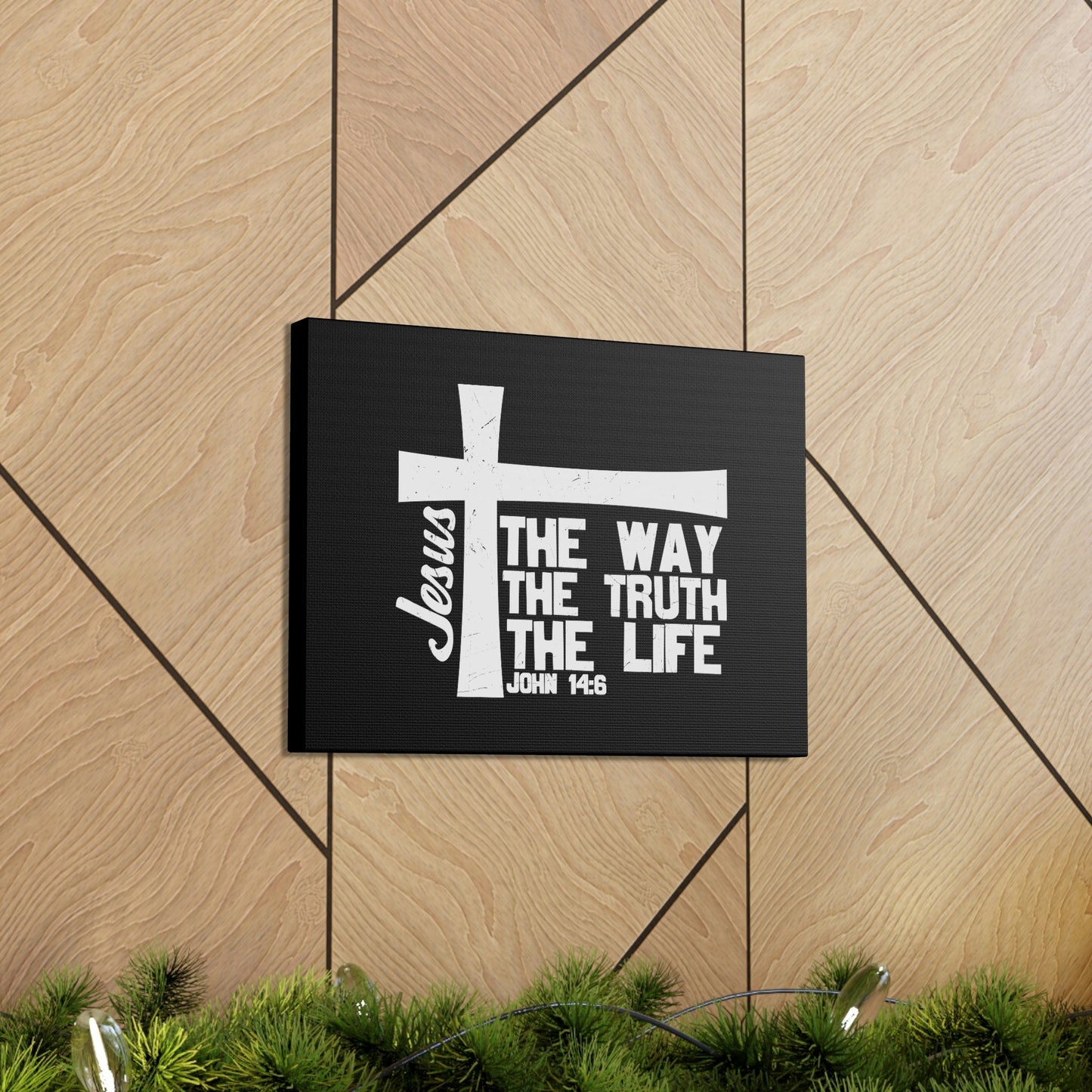 The Way, The Truth, The Life John 14:6 Christian Wall Art Bible Verse Print Ready to Hang Unframed-Express Your Love Gifts