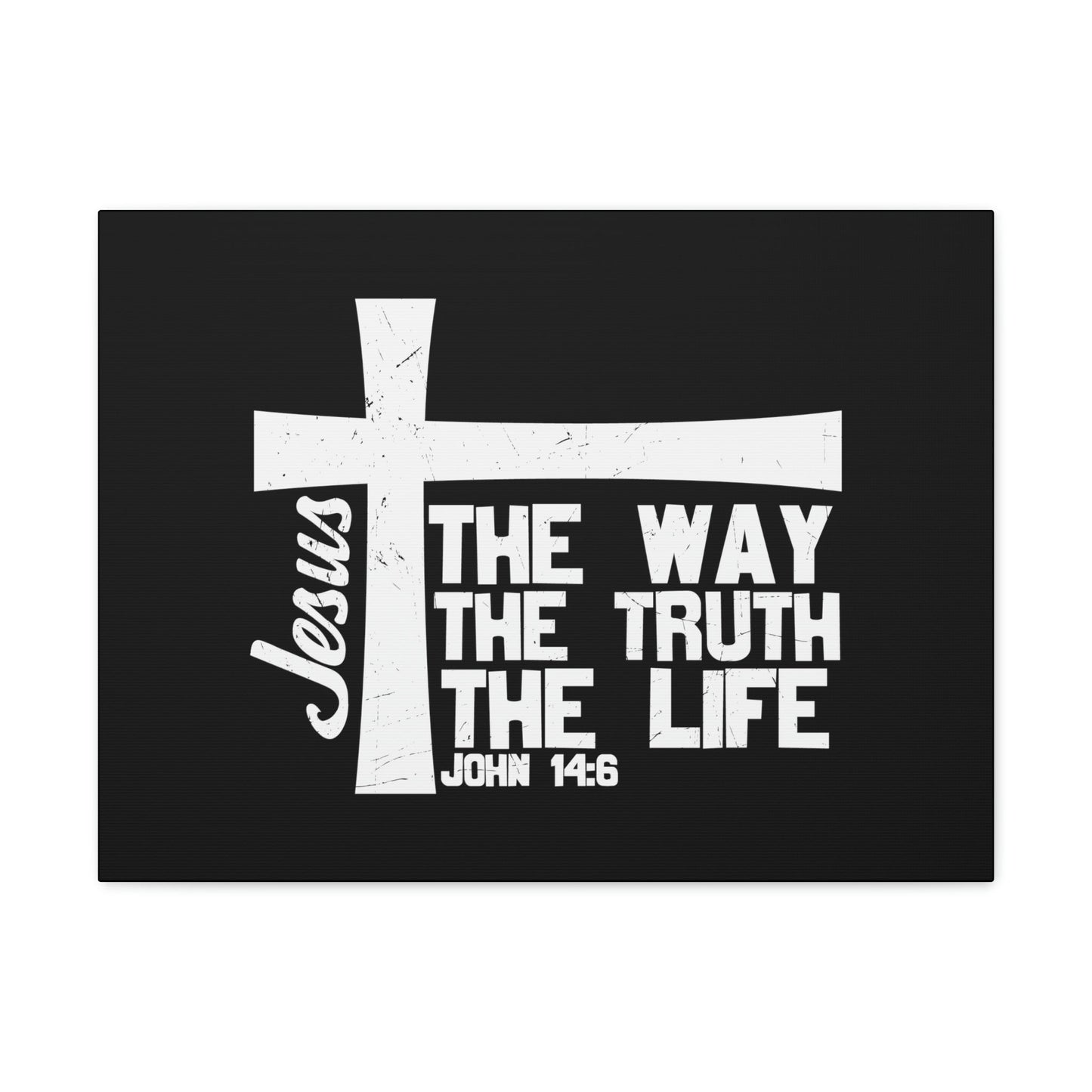 The Way, The Truth, The Life John 14:6 Christian Wall Art Bible Verse Print Ready to Hang Unframed-Express Your Love Gifts
