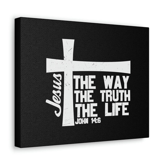 The Way, The Truth, The Life John 14:6 Christian Wall Art Bible Verse Print Ready to Hang Unframed-Express Your Love Gifts