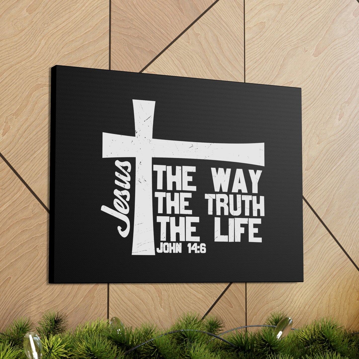 The Way, The Truth, The Life John 14:6 Christian Wall Art Bible Verse Print Ready to Hang Unframed-Express Your Love Gifts