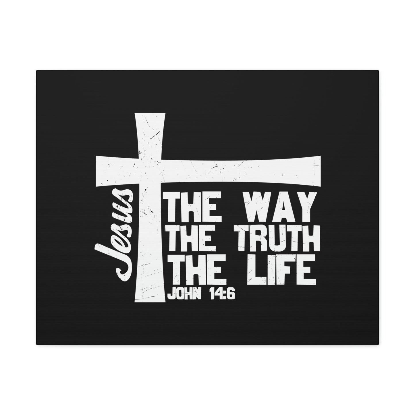 The Way, The Truth, The Life John 14:6 Christian Wall Art Bible Verse Print Ready to Hang Unframed-Express Your Love Gifts