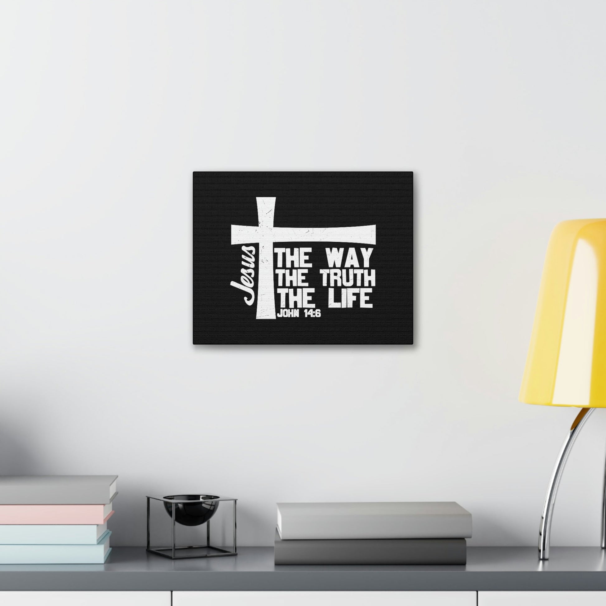 The Way, The Truth, The Life John 14:6 Christian Wall Art Bible Verse Print Ready to Hang Unframed-Express Your Love Gifts