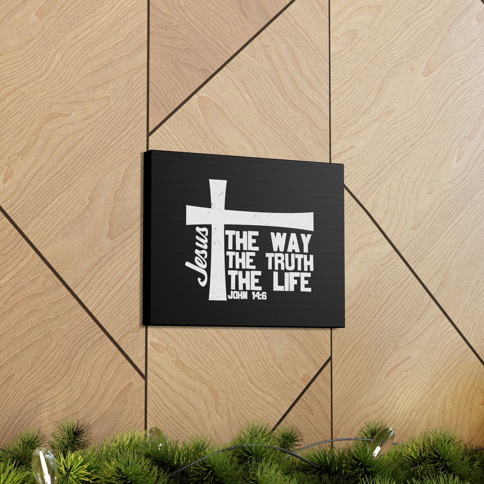 The Way, The Truth, The Life John 14:6 Christian Wall Art Bible Verse Print Ready to Hang Unframed-Express Your Love Gifts