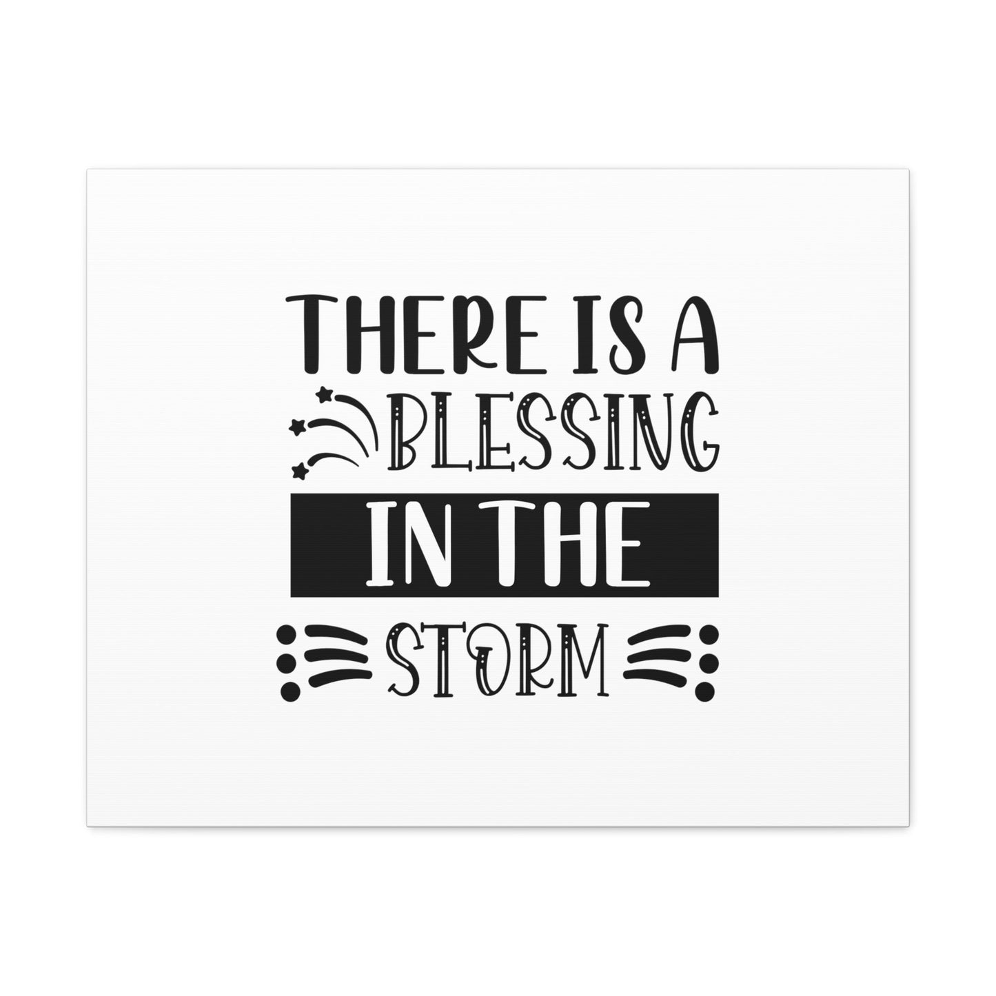 There Is A Blessing In The Storm Isaiah 4:6 Christian Wall Art Bible Verse Print Ready to Hang Unframed-Express Your Love Gifts