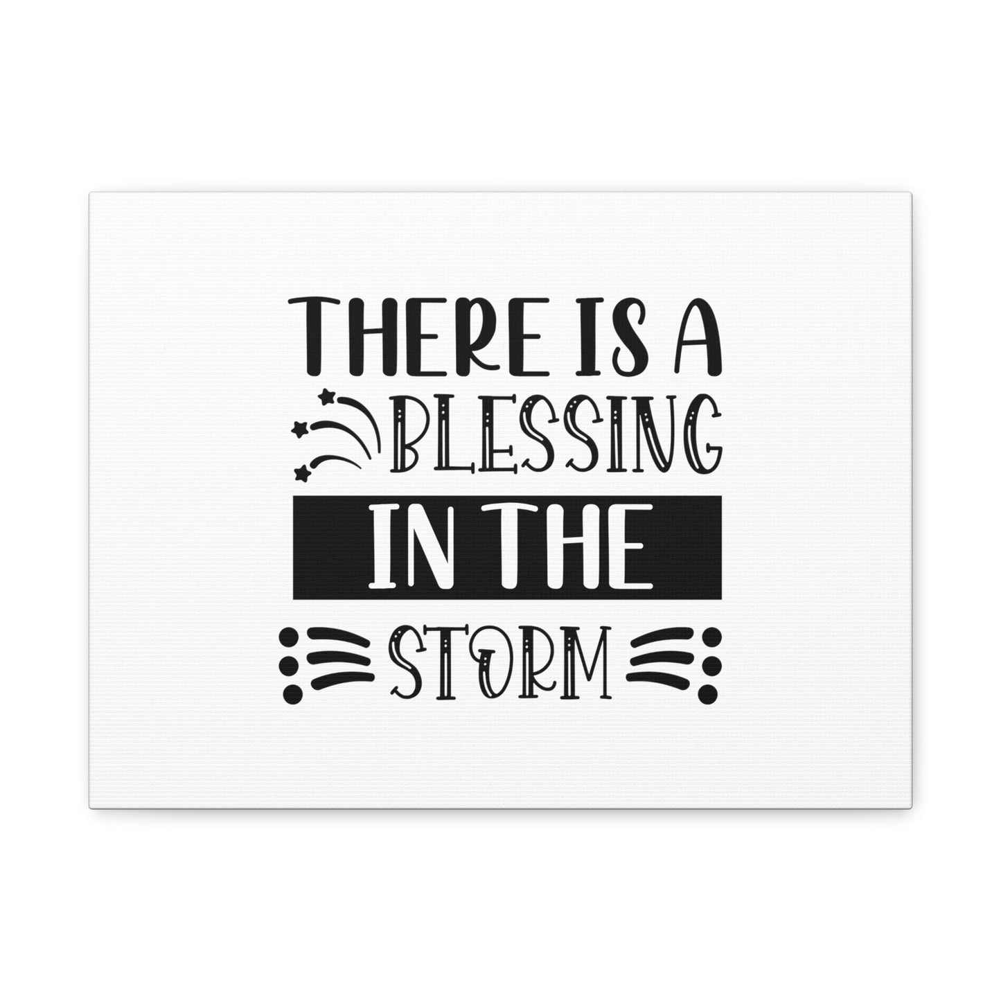 There Is A Blessing In The Storm Isaiah 4:6 Christian Wall Art Bible Verse Print Ready to Hang Unframed-Express Your Love Gifts