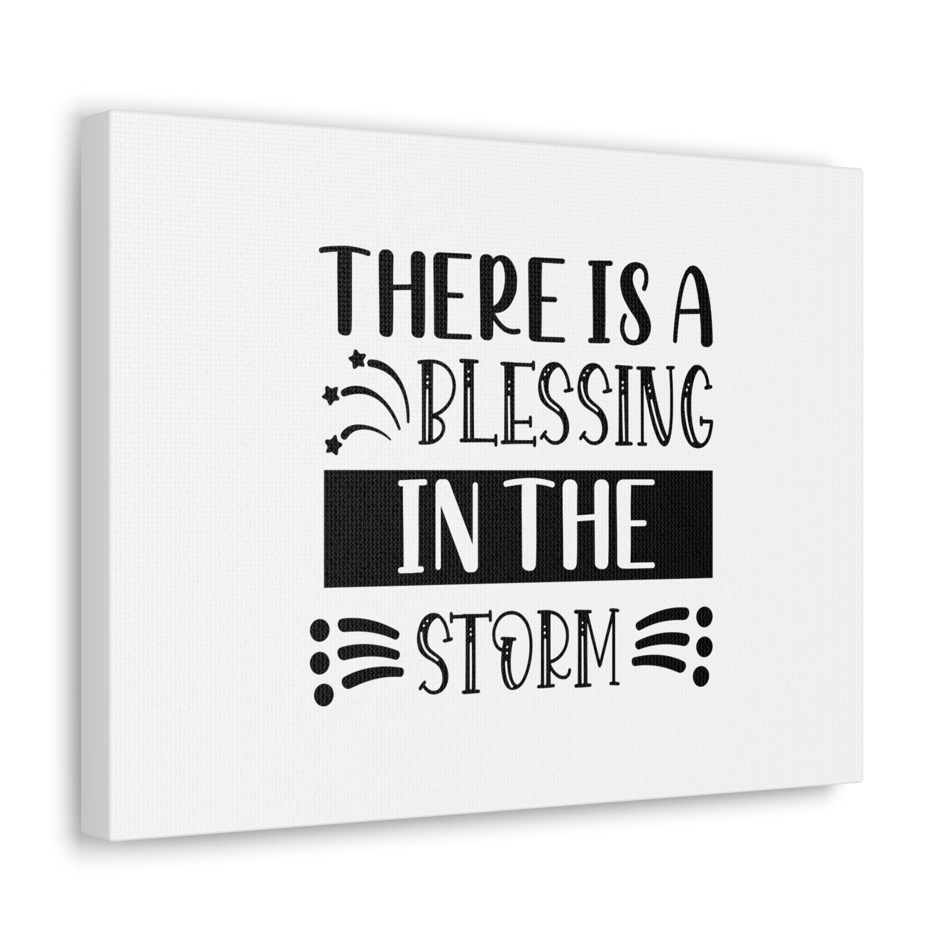 There Is A Blessing In The Storm Isaiah 4:6 Christian Wall Art Bible Verse Print Ready to Hang Unframed-Express Your Love Gifts
