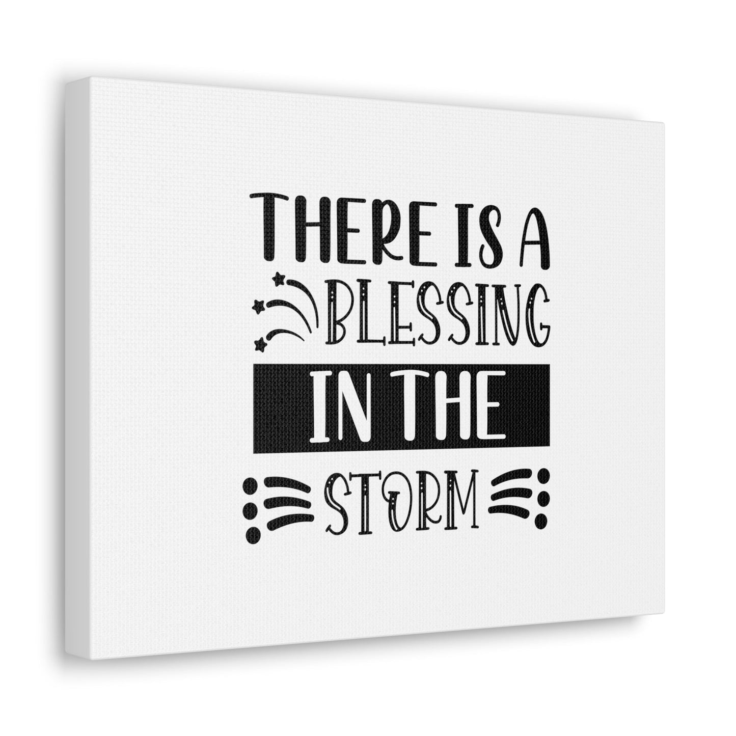 There Is A Blessing In The Storm Isaiah 4:6 Christian Wall Art Bible Verse Print Ready to Hang Unframed-Express Your Love Gifts