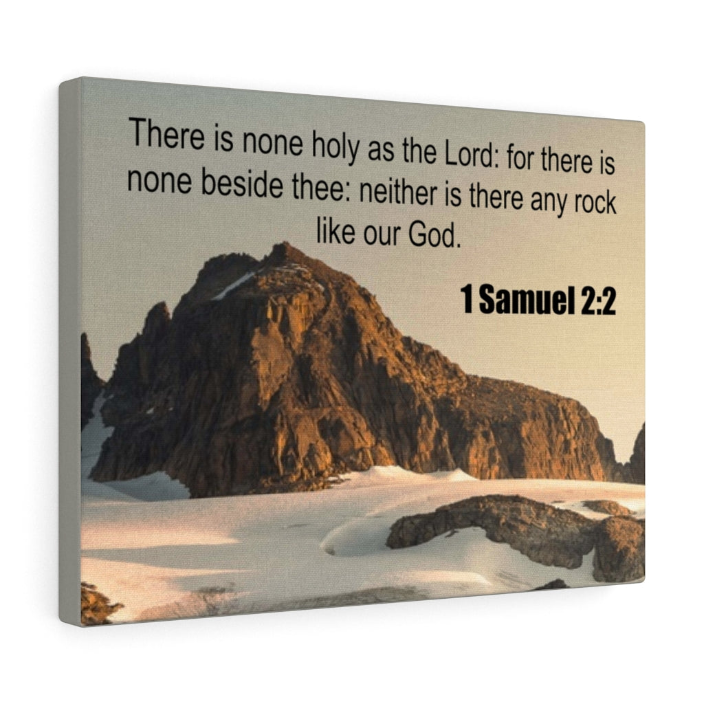 There is None 1 Samuel 2:2 Bible Verse Canvas Christian Wall Art Ready to Hang Unframed-Express Your Love Gifts