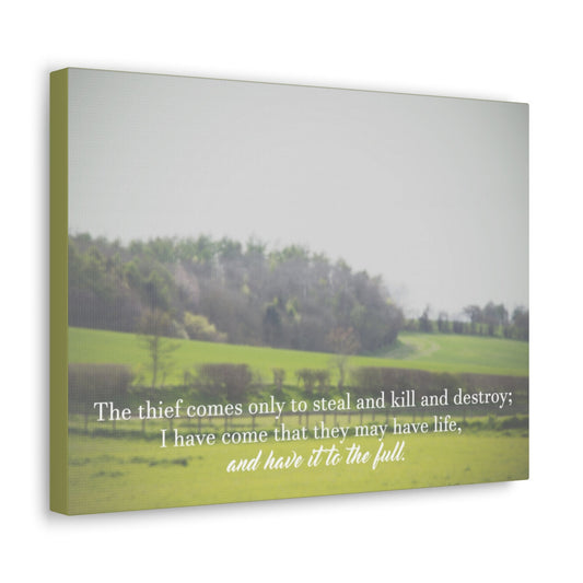 They May Have Life Ephesians 4:28 Christian Wall Art Bible Verse Print Ready to Hang Unframed-Express Your Love Gifts
