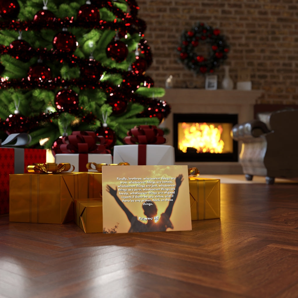 Things Are True Philippians 4:8 Bible Verse Canvas Christian Wall Art Ready to Hang Unframed-Express Your Love Gifts