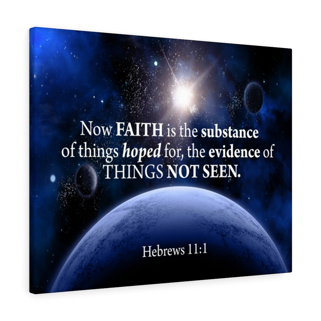 Things Not Seen Hebrews 11:1 Bible Verse Canvas Christian Wall Art Ready to Hang Unframed-Express Your Love Gifts
