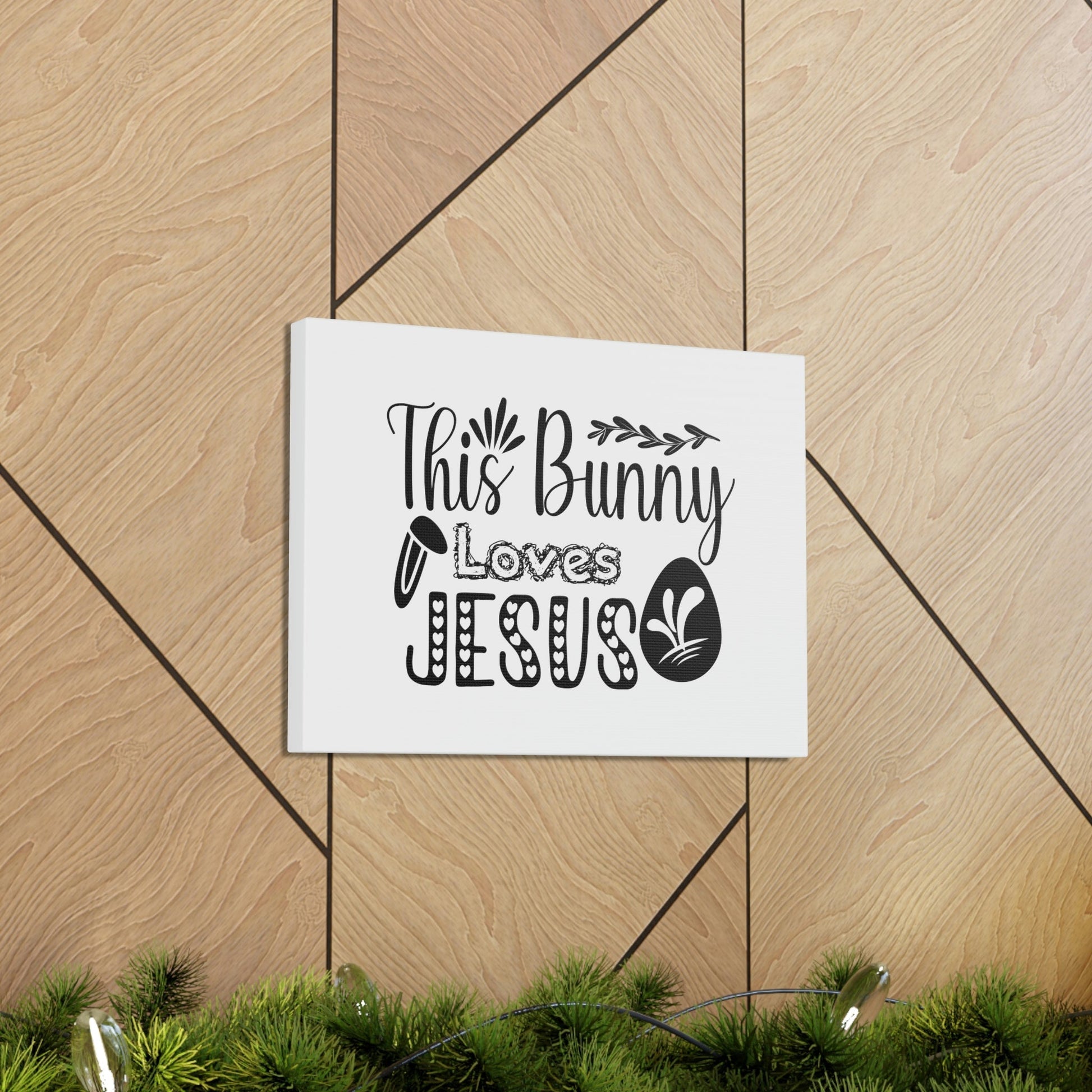 This Bunny Love Jesus John 14:15 Christian Wall Art Bible Verse Print Ready to Hang Unframed-Express Your Love Gifts
