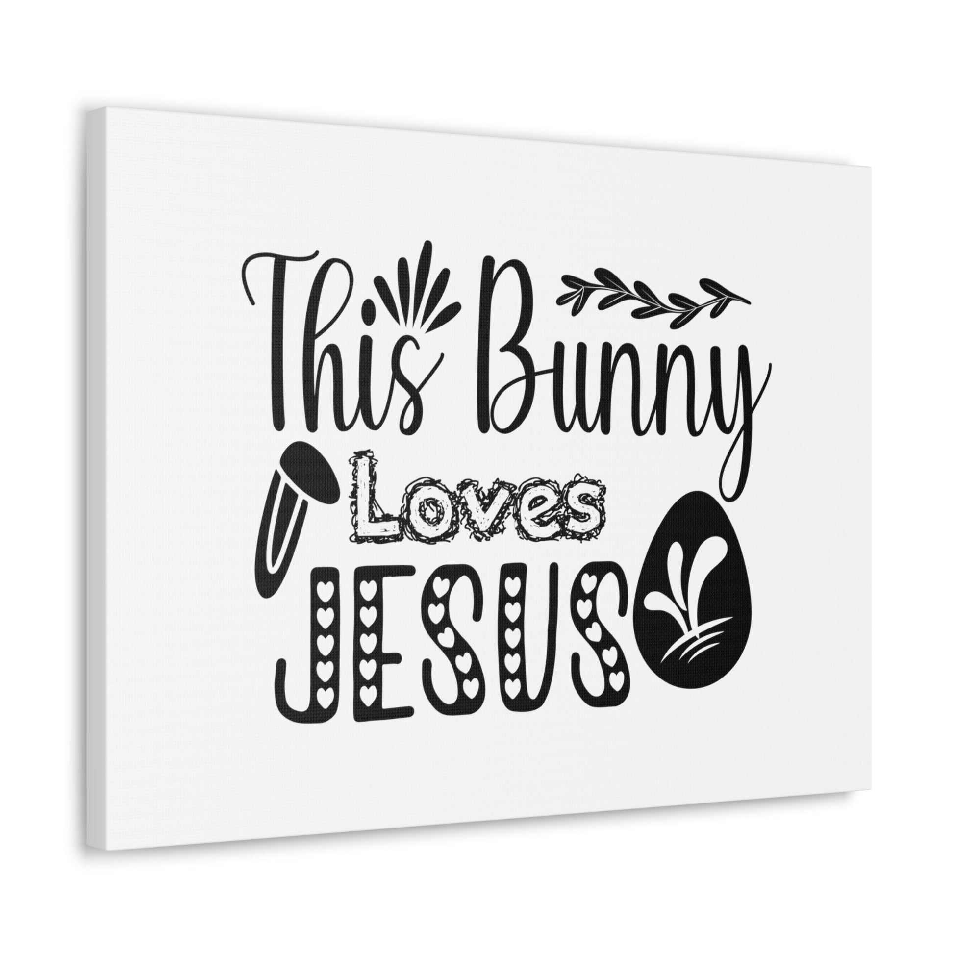 This Bunny Love Jesus John 14:15 Christian Wall Art Bible Verse Print Ready to Hang Unframed-Express Your Love Gifts