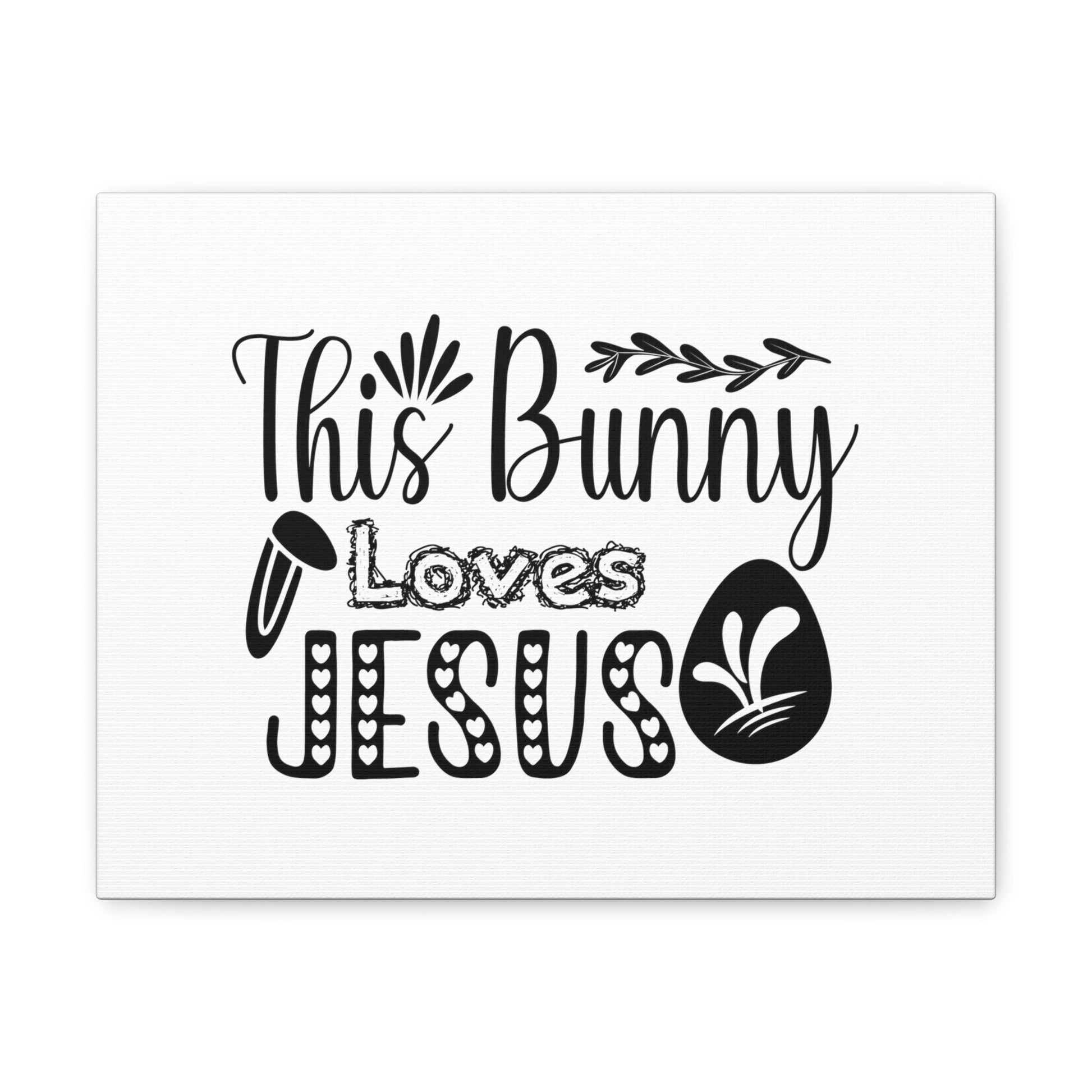 This Bunny Love Jesus John 14:15 Christian Wall Art Bible Verse Print Ready to Hang Unframed-Express Your Love Gifts