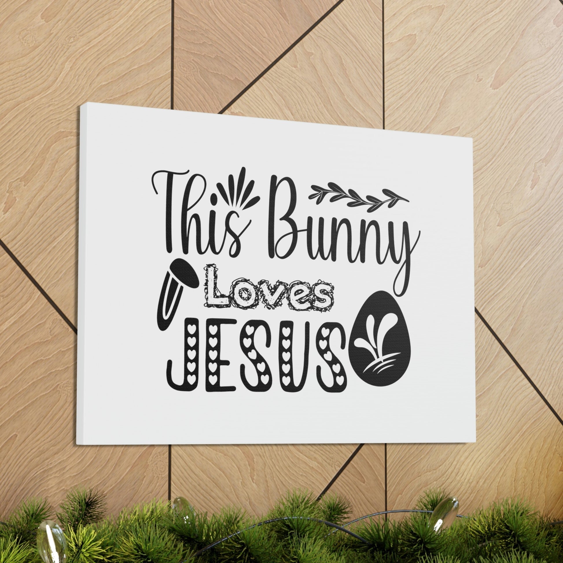 This Bunny Love Jesus John 14:15 Christian Wall Art Bible Verse Print Ready to Hang Unframed-Express Your Love Gifts