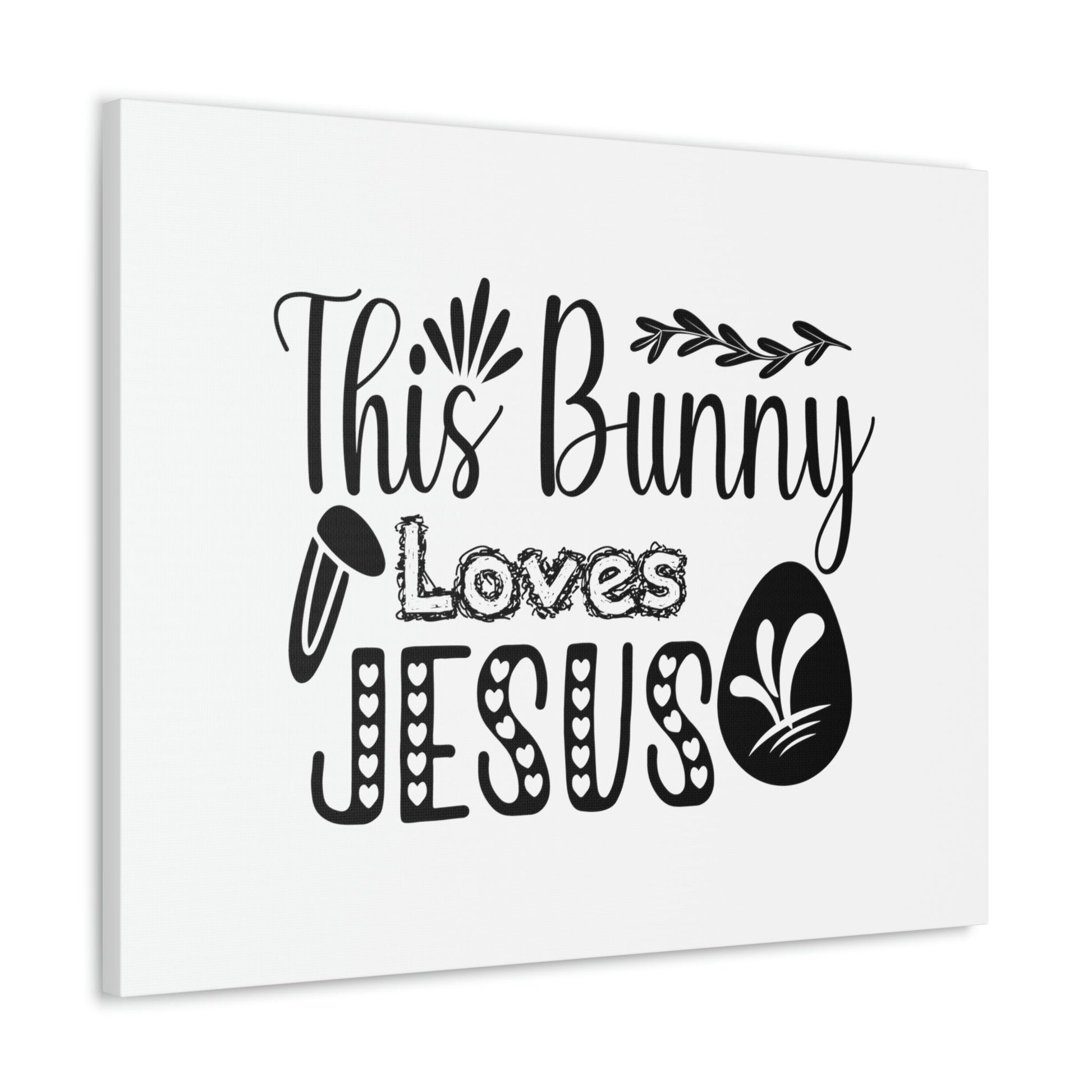 This Bunny Love Jesus John 14:15 Christian Wall Art Bible Verse Print Ready to Hang Unframed-Express Your Love Gifts