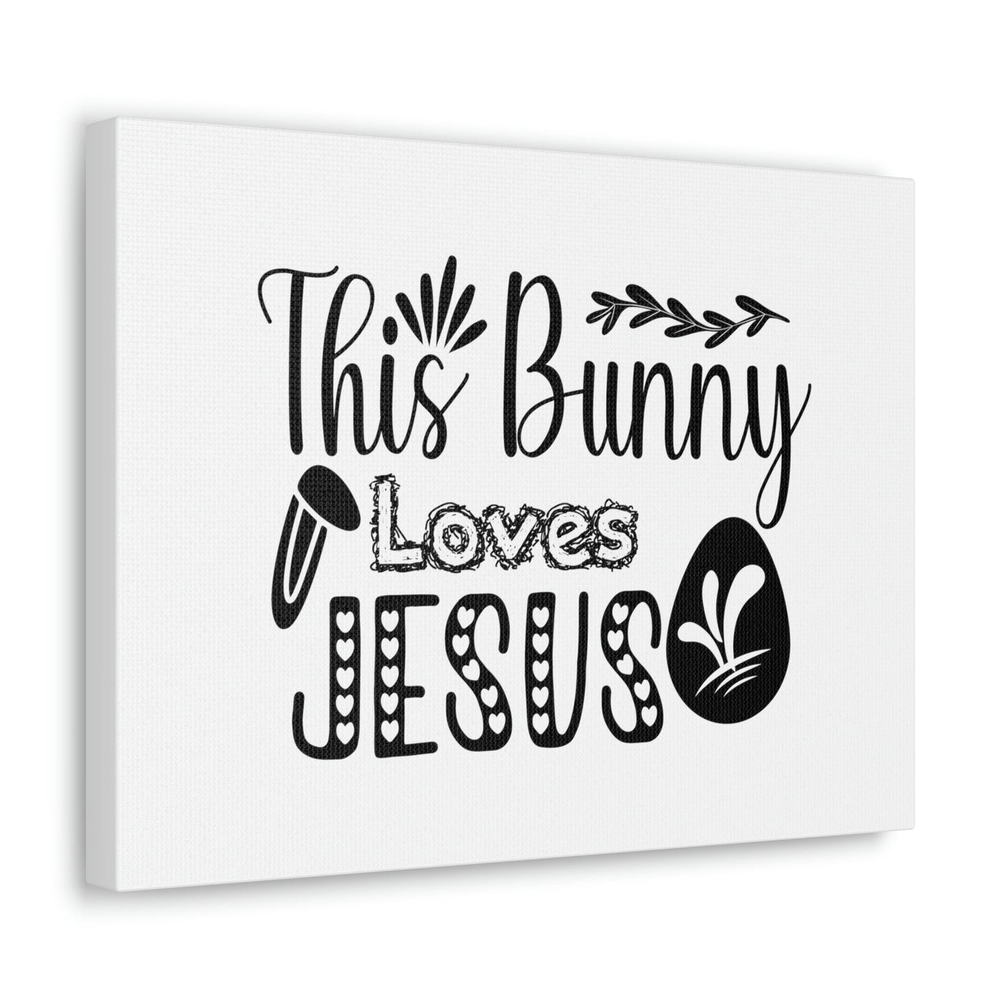 This Bunny Love Jesus John 14:15 Christian Wall Art Bible Verse Print Ready to Hang Unframed-Express Your Love Gifts