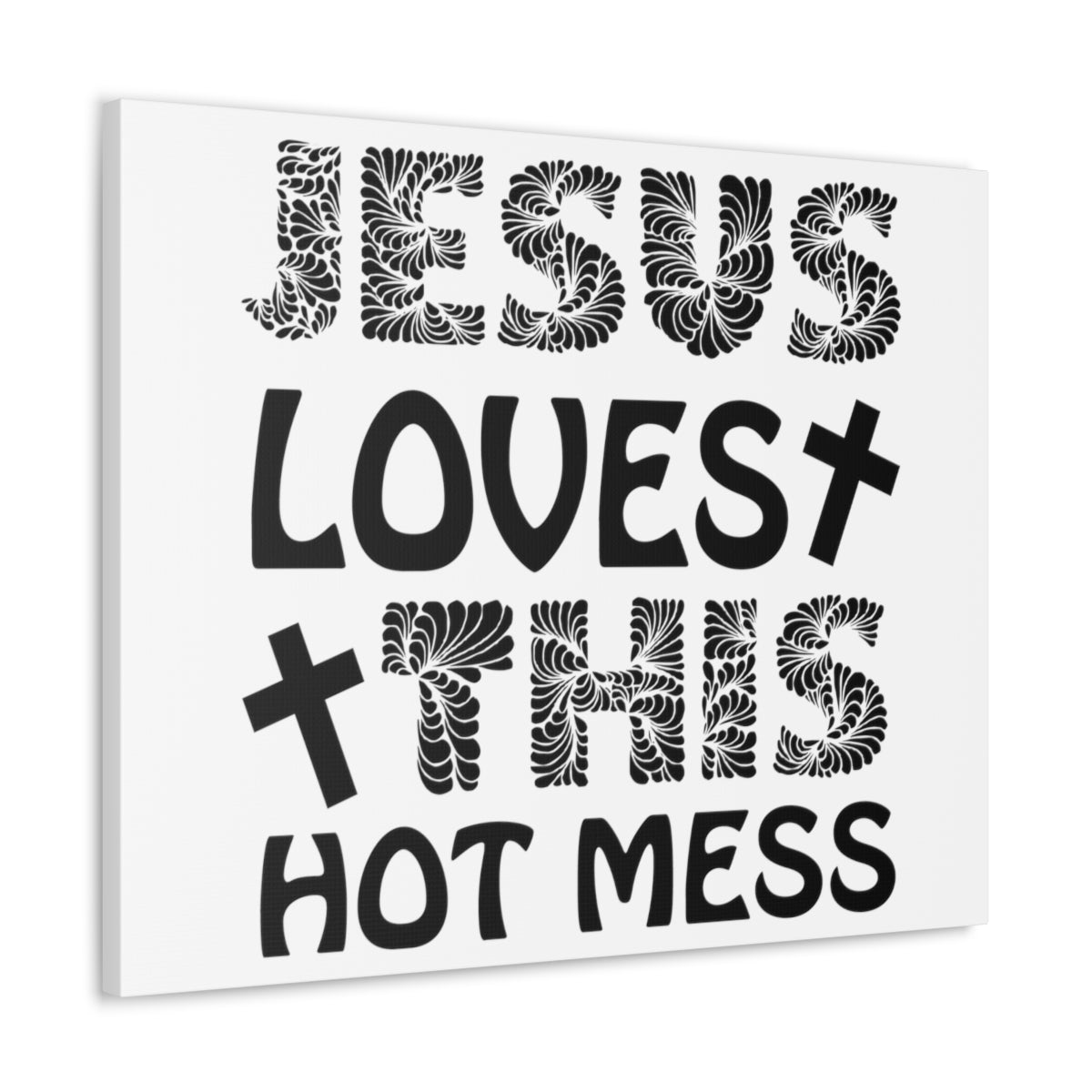 Scripture Walls This Hot Mess Revelation 1:5 Christian Wall Art Print Ready to Hang Unframed-Express Your Love Gifts