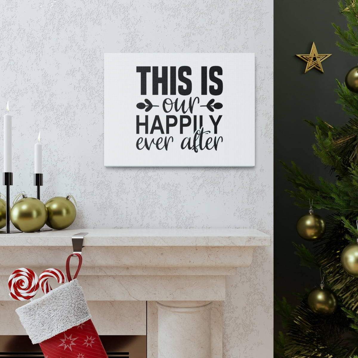 This Is Our Happily Ever 2 Timothy 4:7 After Christian Wall Art Bible Verse Print Ready to Hang Unframed-Express Your Love Gifts