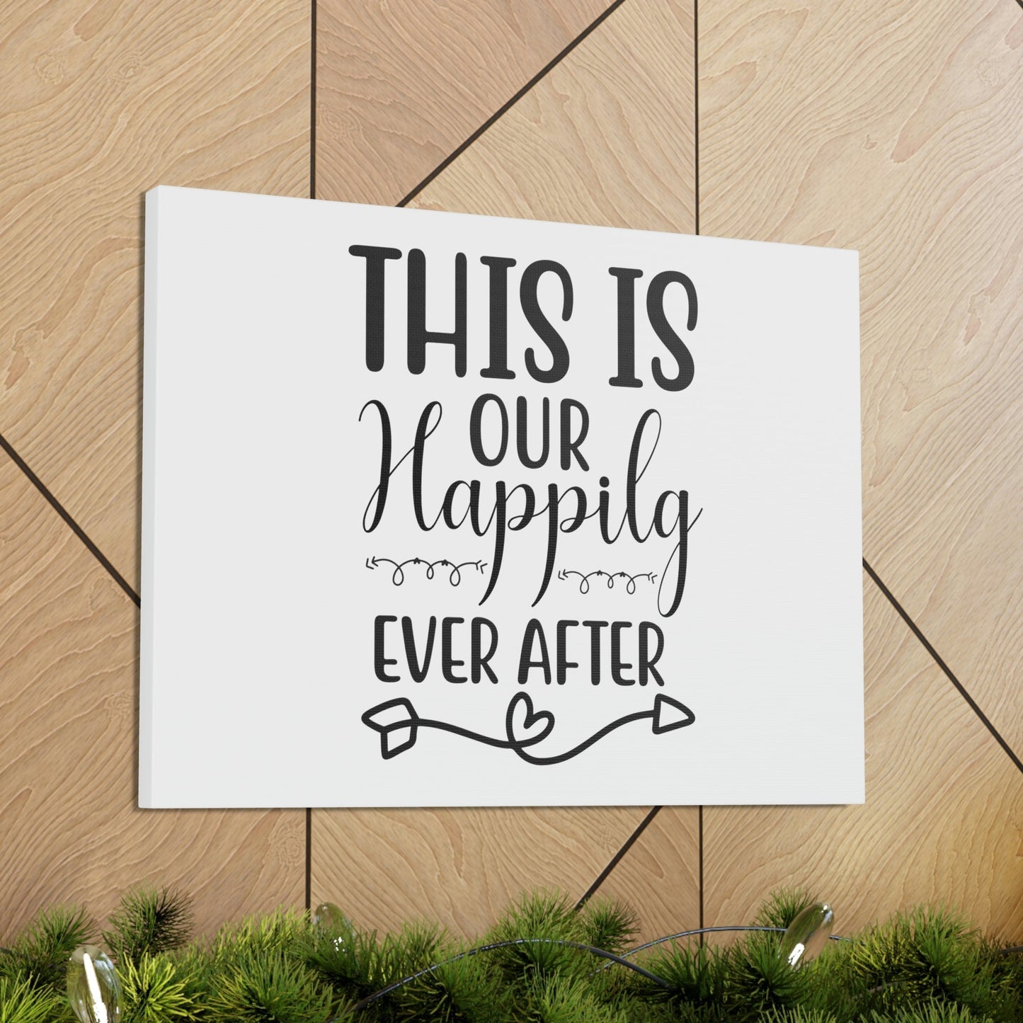 Scripture Walls This Is Our Happily Ever After Jeremiah 29:11 Christian Wall Art Print Ready to Hang Unframed-Express Your Love Gifts