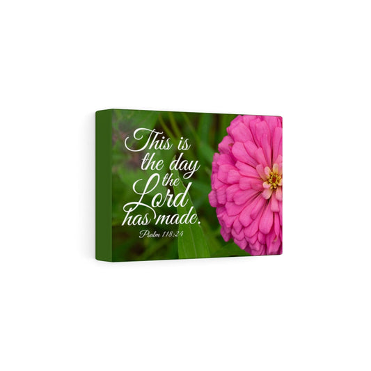 This Is The Day Psalm 118:24 Bible Verse Canvas Christian Wall Art Ready to Hang Unframed-Express Your Love Gifts