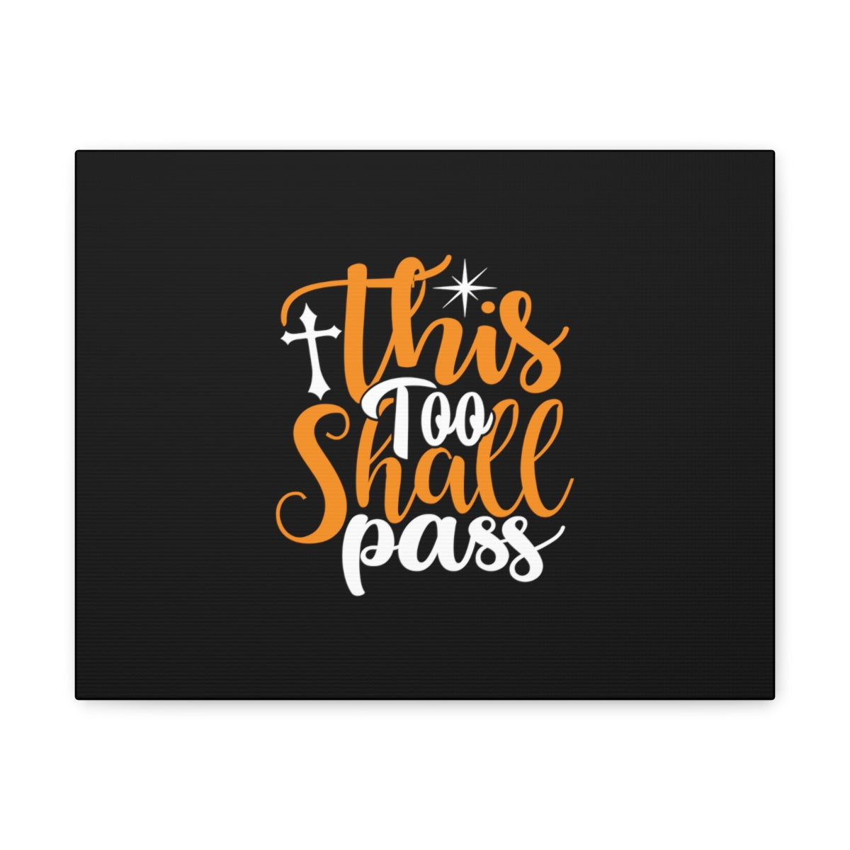 This Too Shall Pass 2 Corinthians 4:17 Christian Wall Art Bible Verse Print Ready to Hang Unframed-Express Your Love Gifts