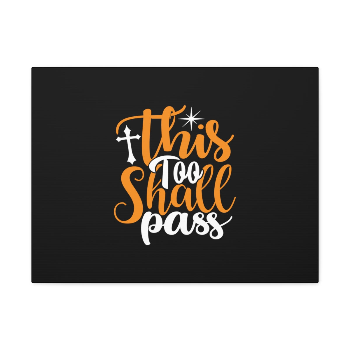 This Too Shall Pass 2 Corinthians 4:17 Christian Wall Art Bible Verse Print Ready to Hang Unframed-Express Your Love Gifts