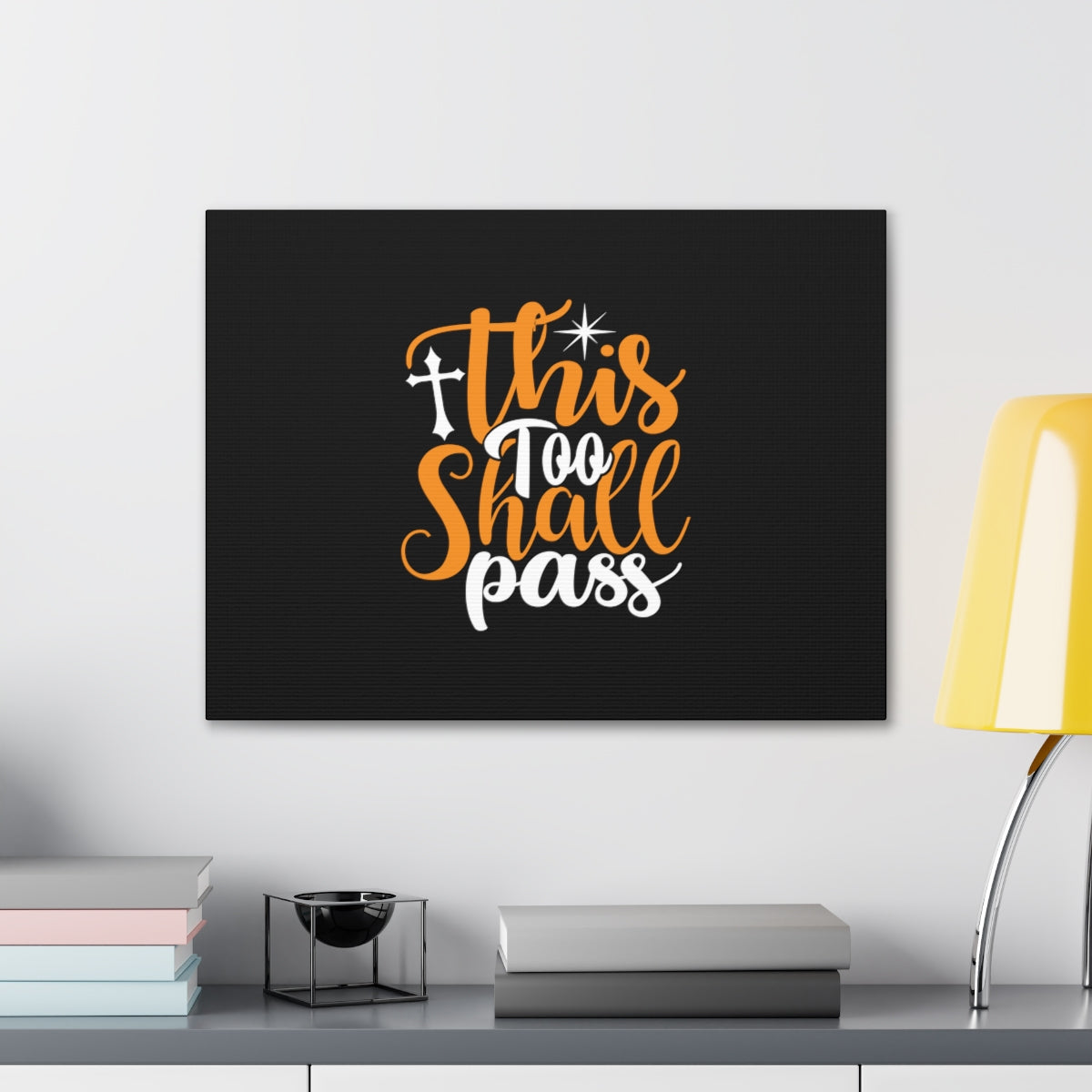 This Too Shall Pass 2 Corinthians 4:17 Christian Wall Art Bible Verse Print Ready to Hang Unframed-Express Your Love Gifts