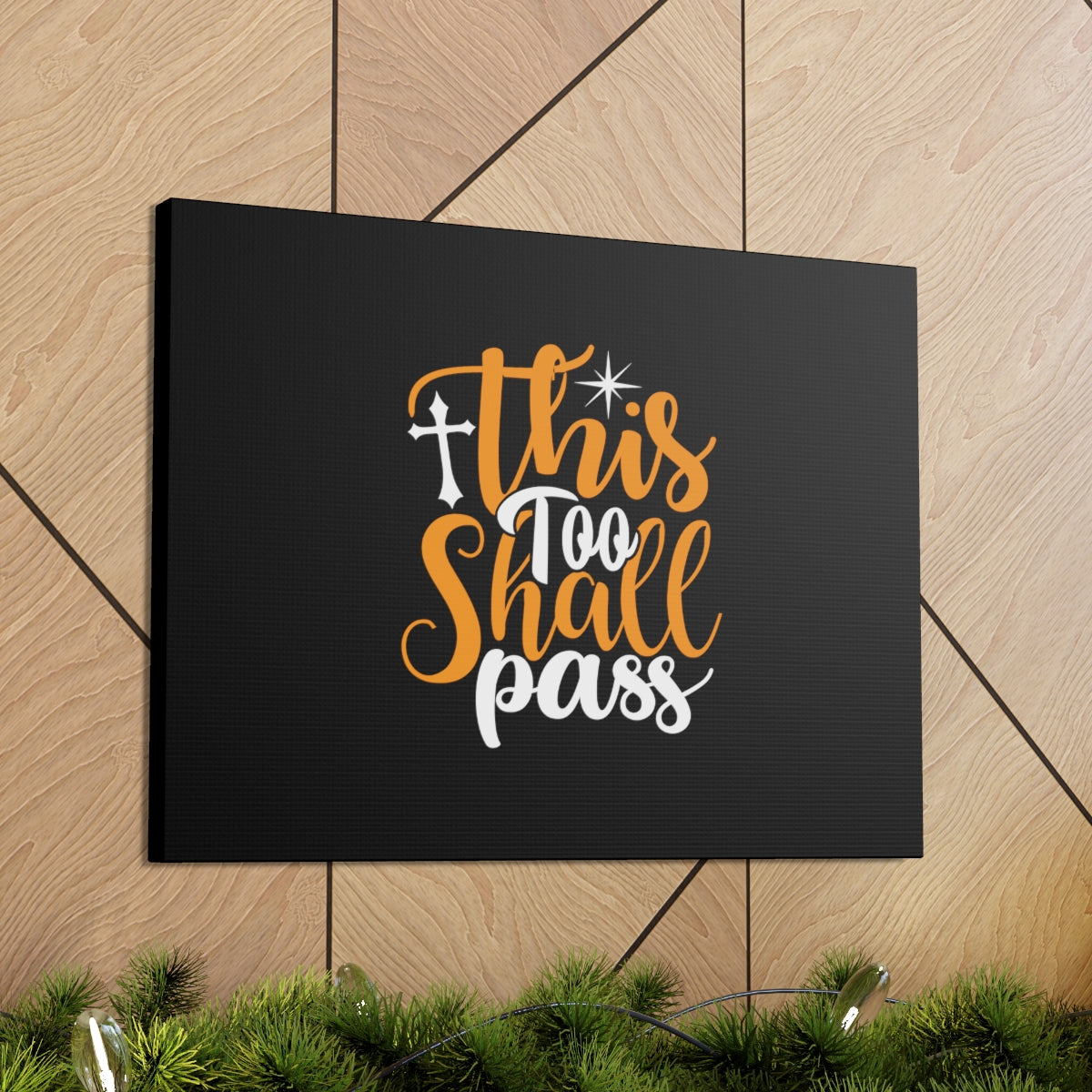 This Too Shall Pass 2 Corinthians 4:17 Christian Wall Art Bible Verse Print Ready to Hang Unframed-Express Your Love Gifts